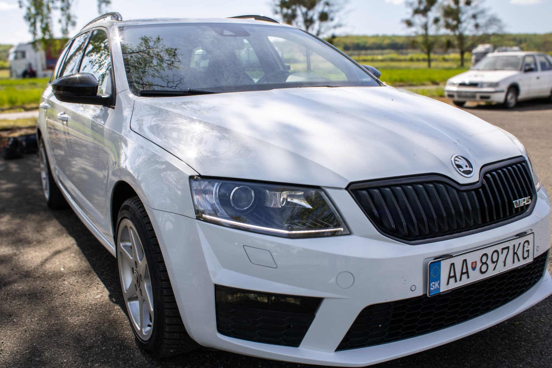 2015 Skoda Octavia RS, biela kombi, 269 760 km