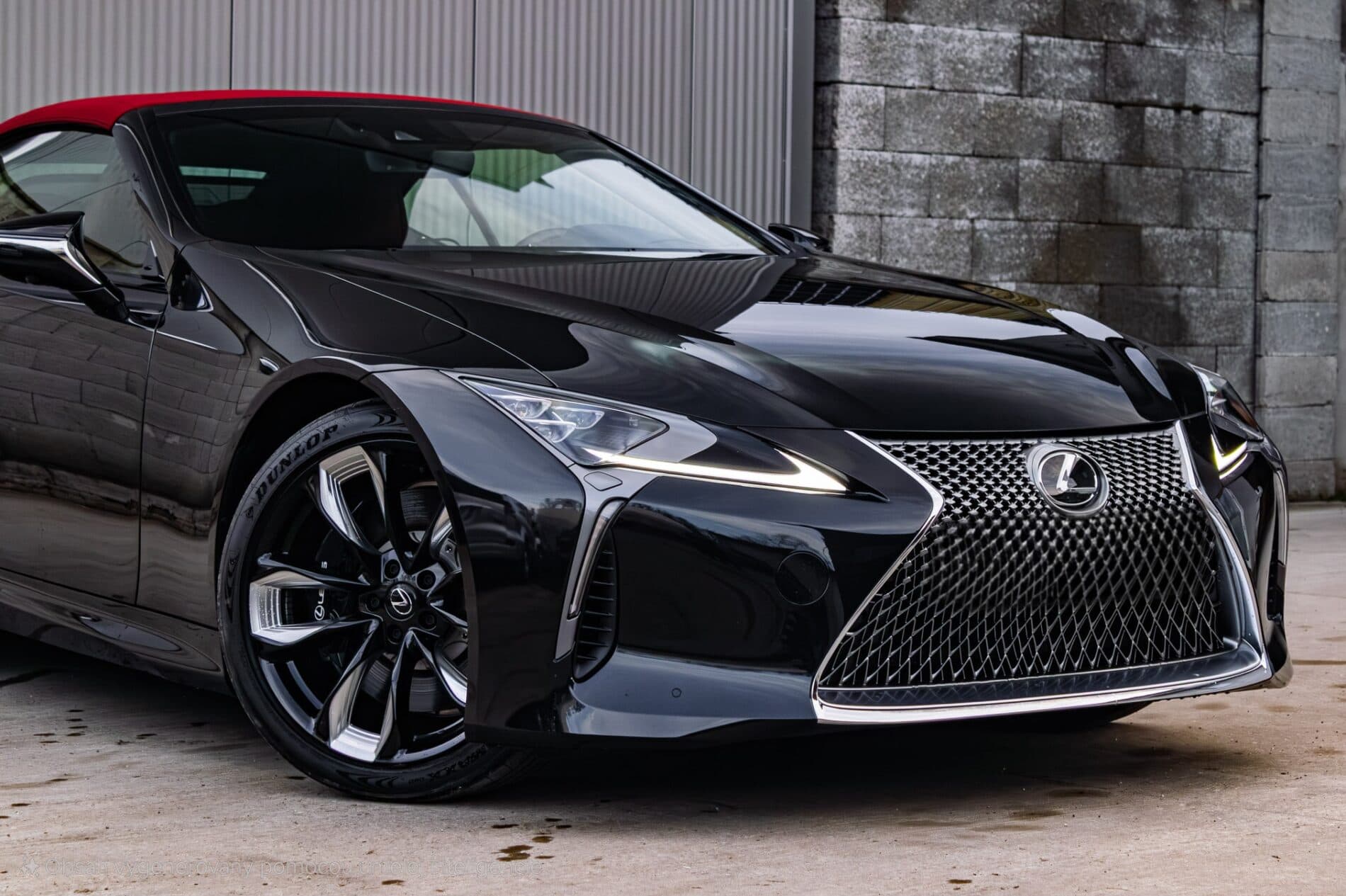 2024 Lexus LC 500, čierna kabriolet, 67 km
