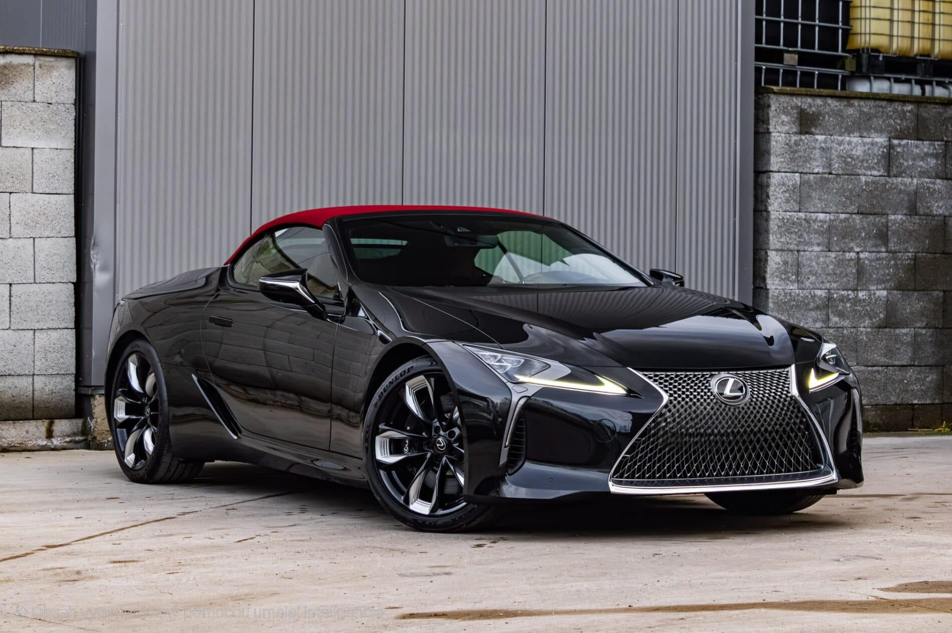 2024 Lexus LC 500, čierna kabriolet, 67 km