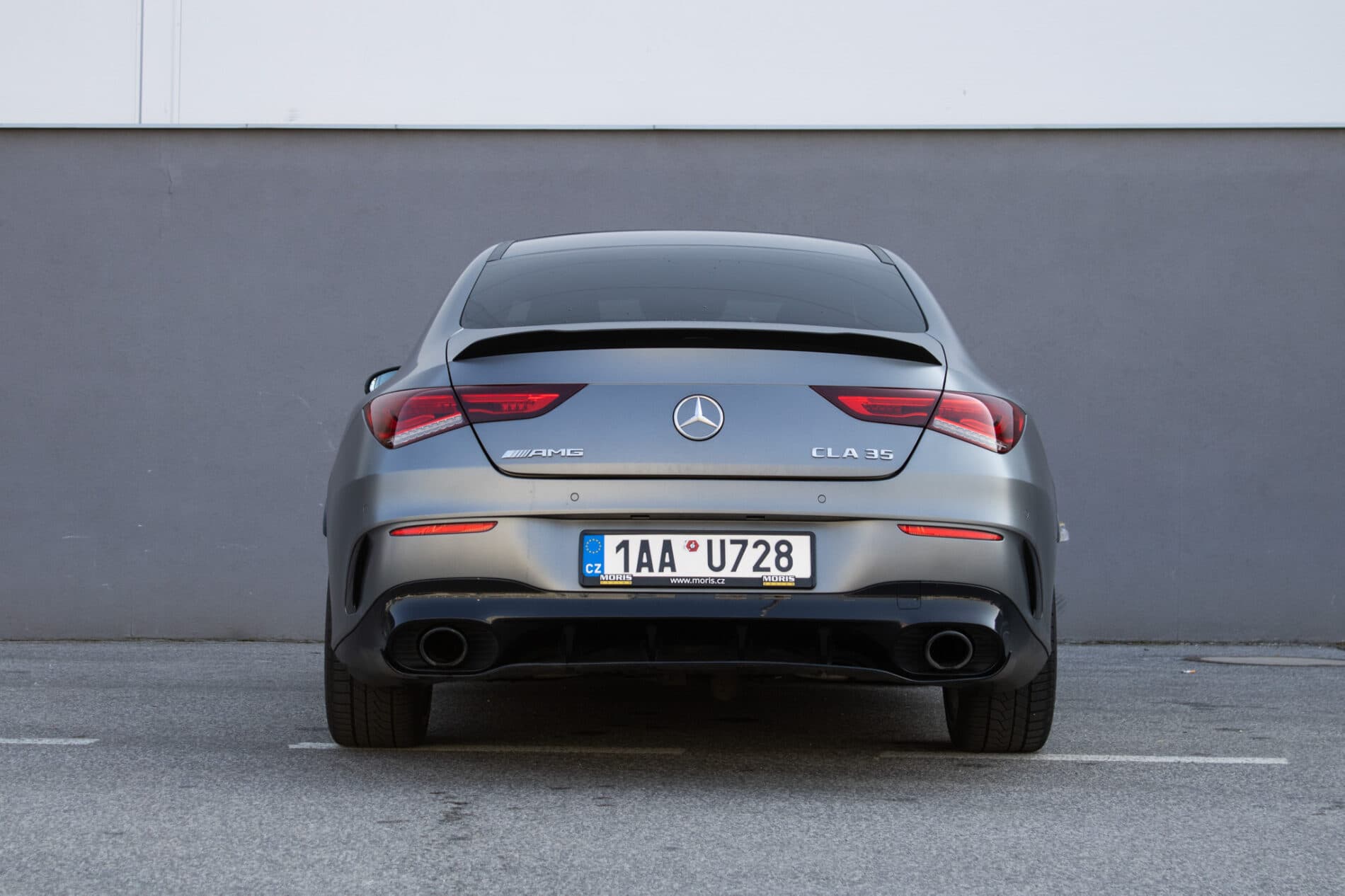 2019 Mercedes-Benz CLA 35 AMG, sivá kupé, 100 867 km