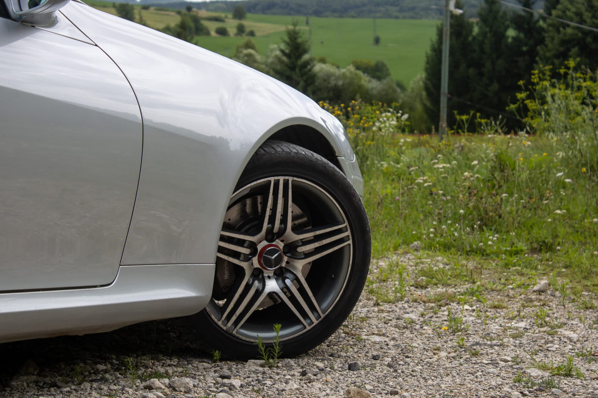 2004 Mercedes-Benz SLK 350, sivá kabriolet, 226 941 km
