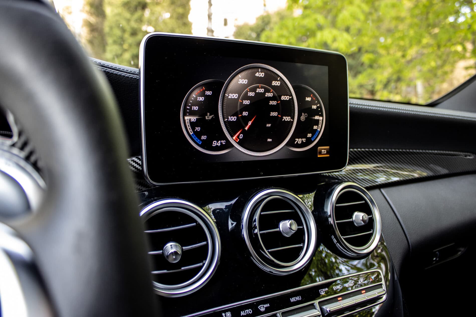 2017 Mercedes-Benz C 63 AMG S, biela kombi, 79 170 km