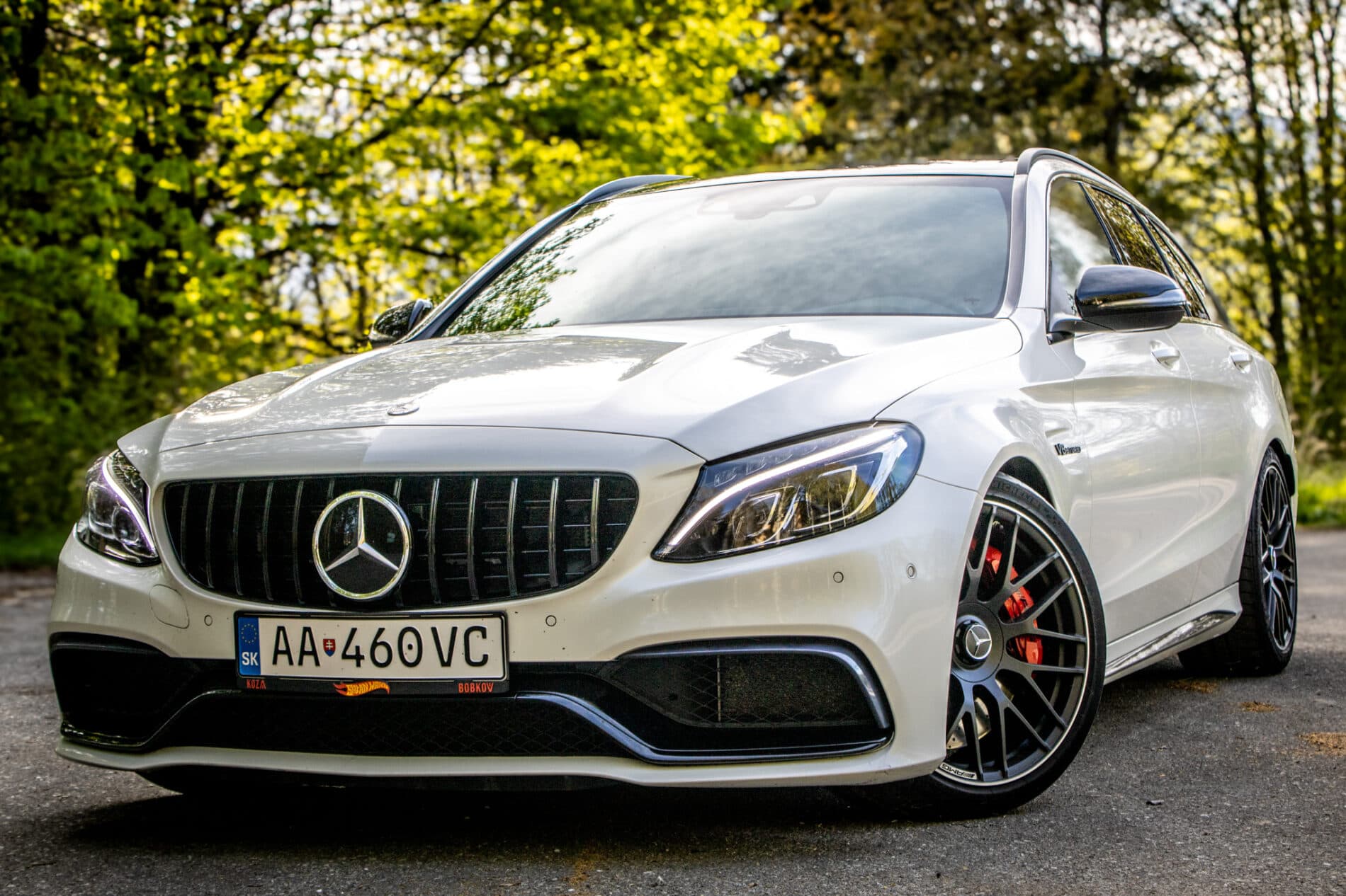 2017 Mercedes-Benz C 63 AMG S, biela kombi, 79 170 km
