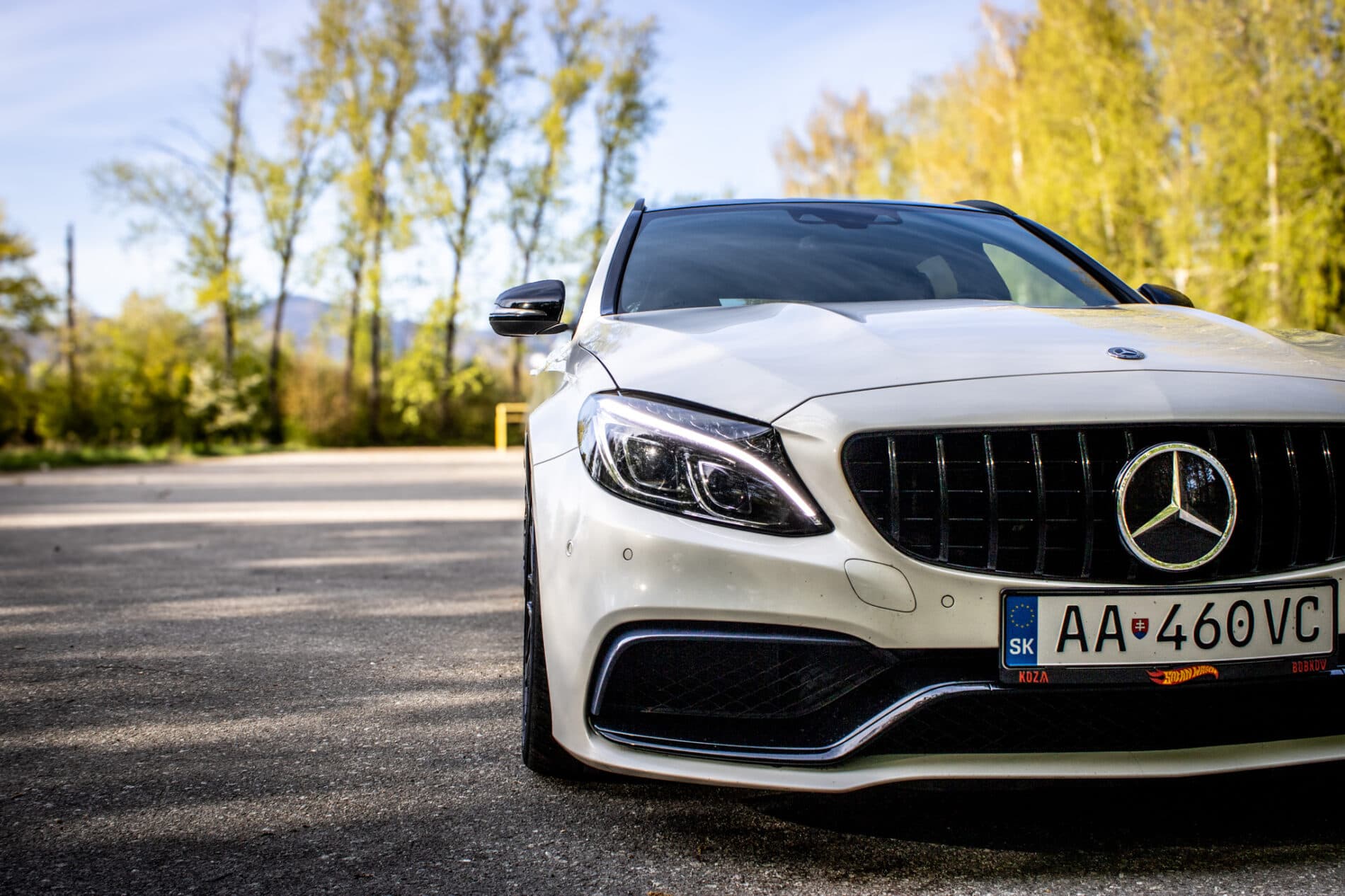 2017 Mercedes-Benz C 63 AMG S, biela kombi, 79 170 km