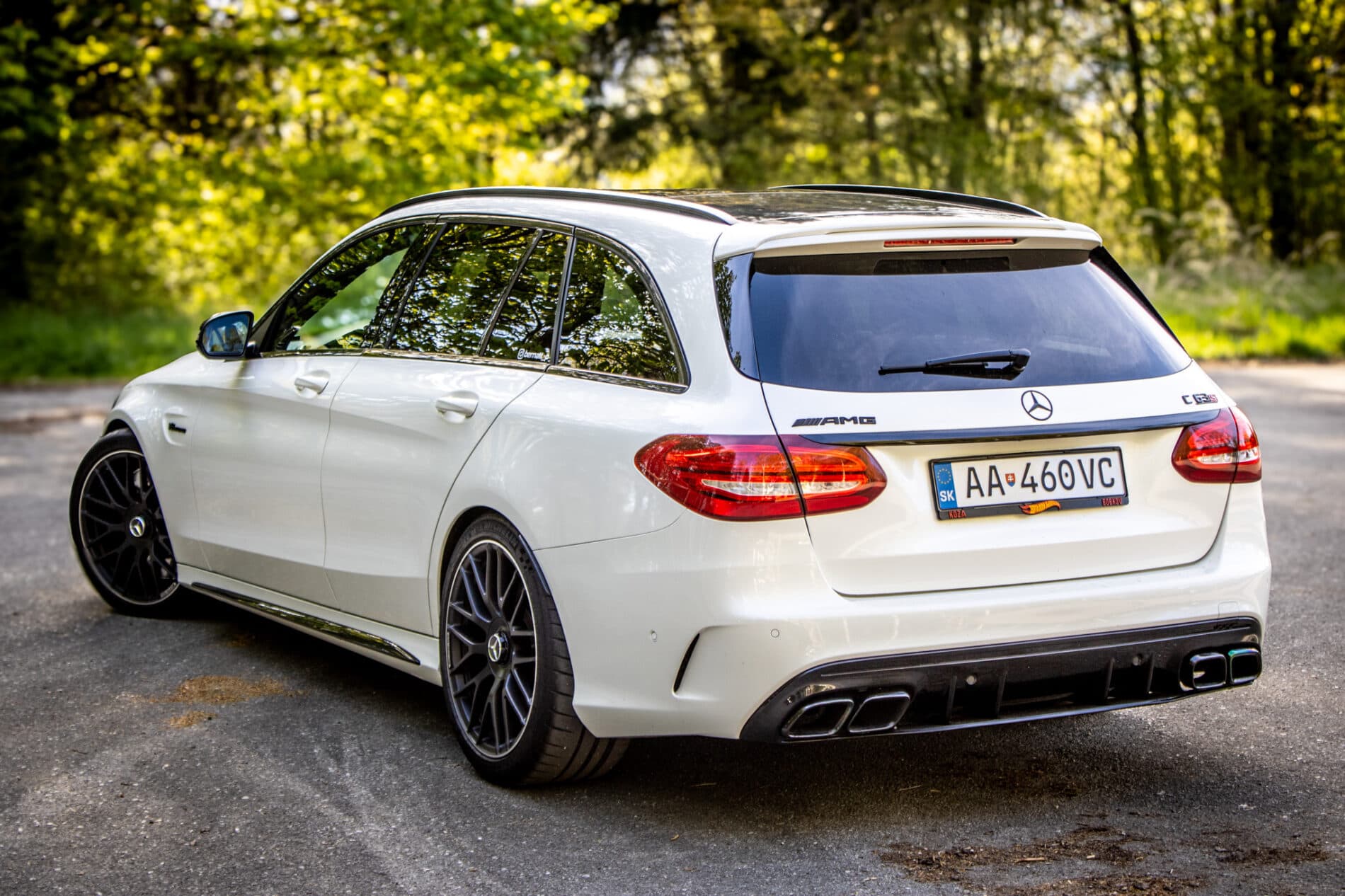 2017 Mercedes-Benz C 63 AMG S, biela kombi, 79 170 km