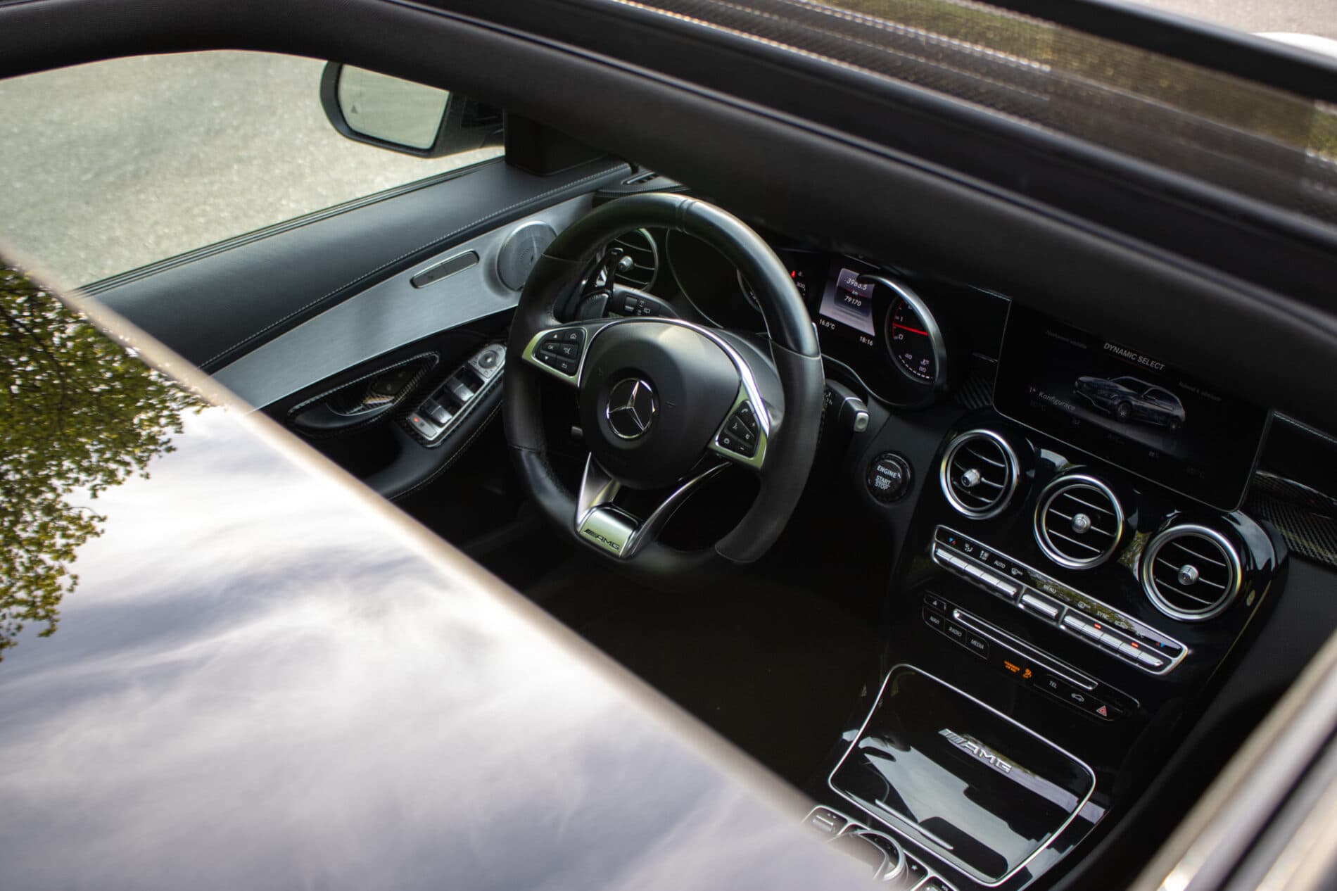 2017 Mercedes-Benz C 63 AMG S, biela kombi, 79 170 km