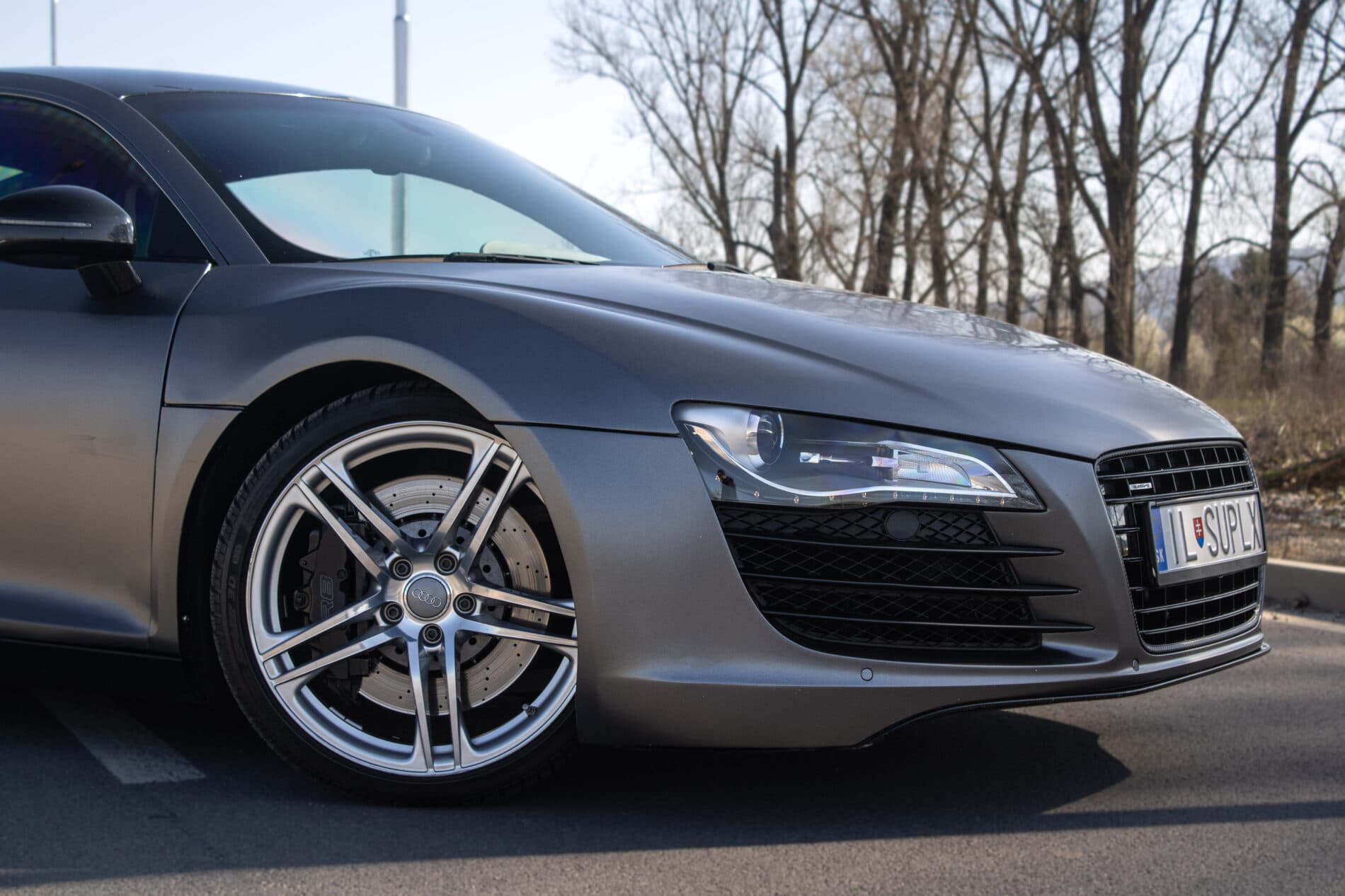 2007 AUDI R8, sivá kupé, 71 374 km