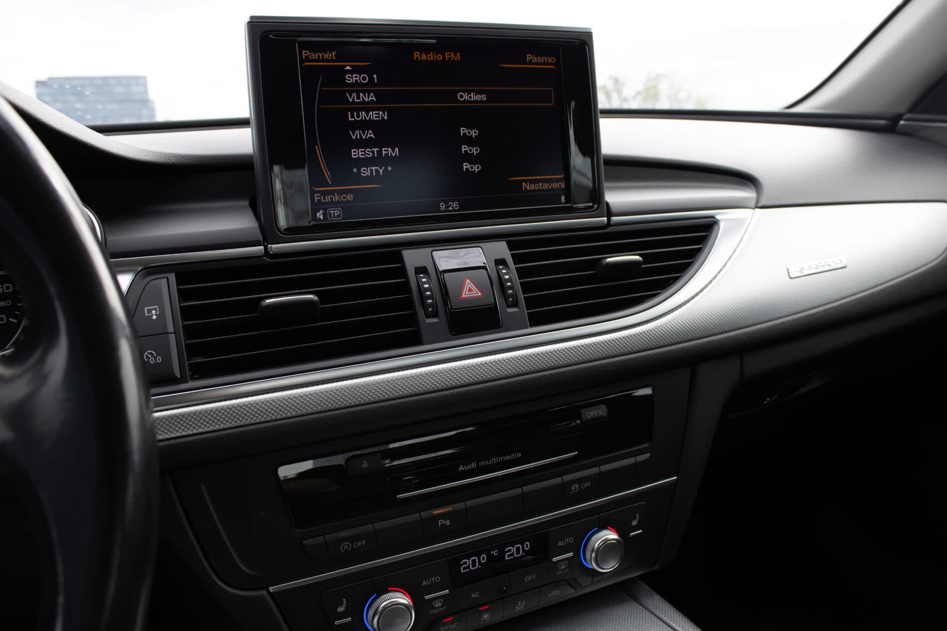 2013 AUDI A6, čierna sedan, 335 544 km