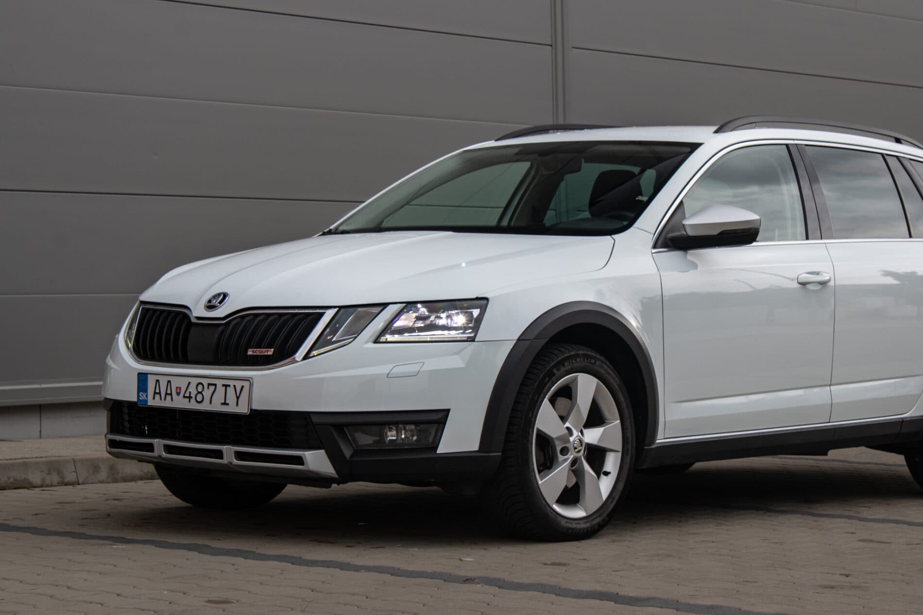 2018 Skoda Octavia RS, biela kombi, 195 000 km