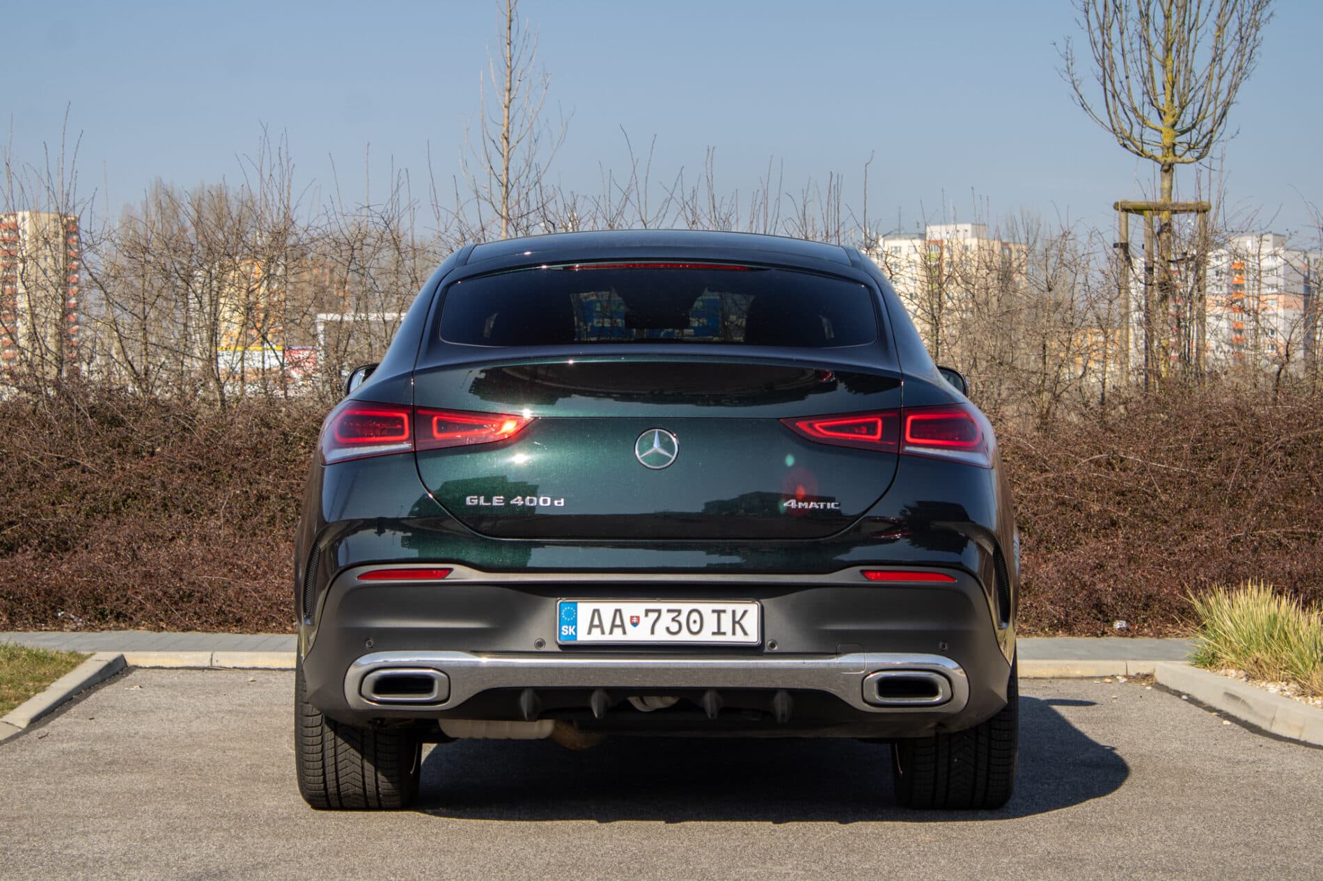 2022 Mercedes-Benz GLE 400d, zelená suv, 44 525 km