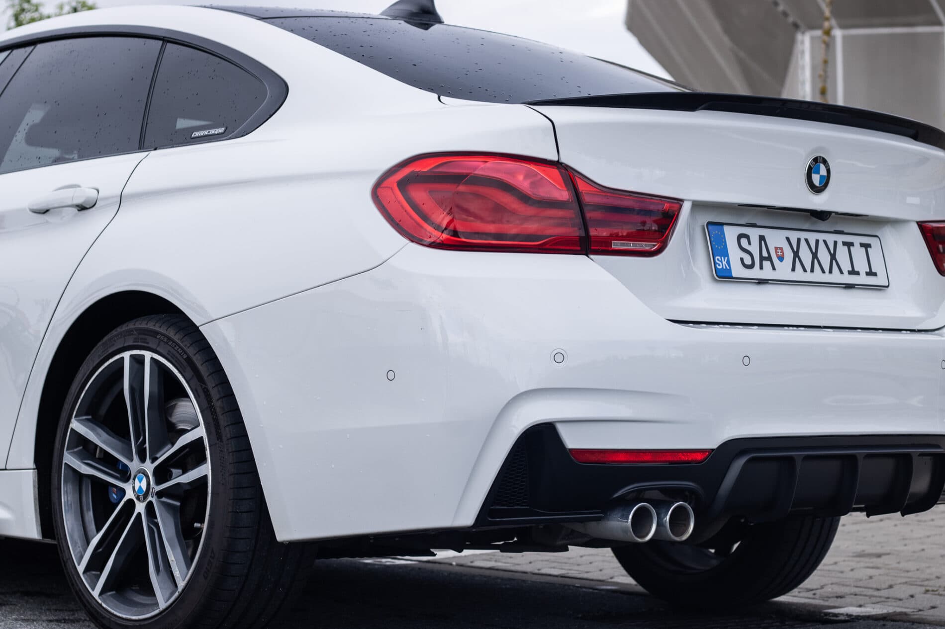 2017 BMW 435d, biela sedan, 160 247 km