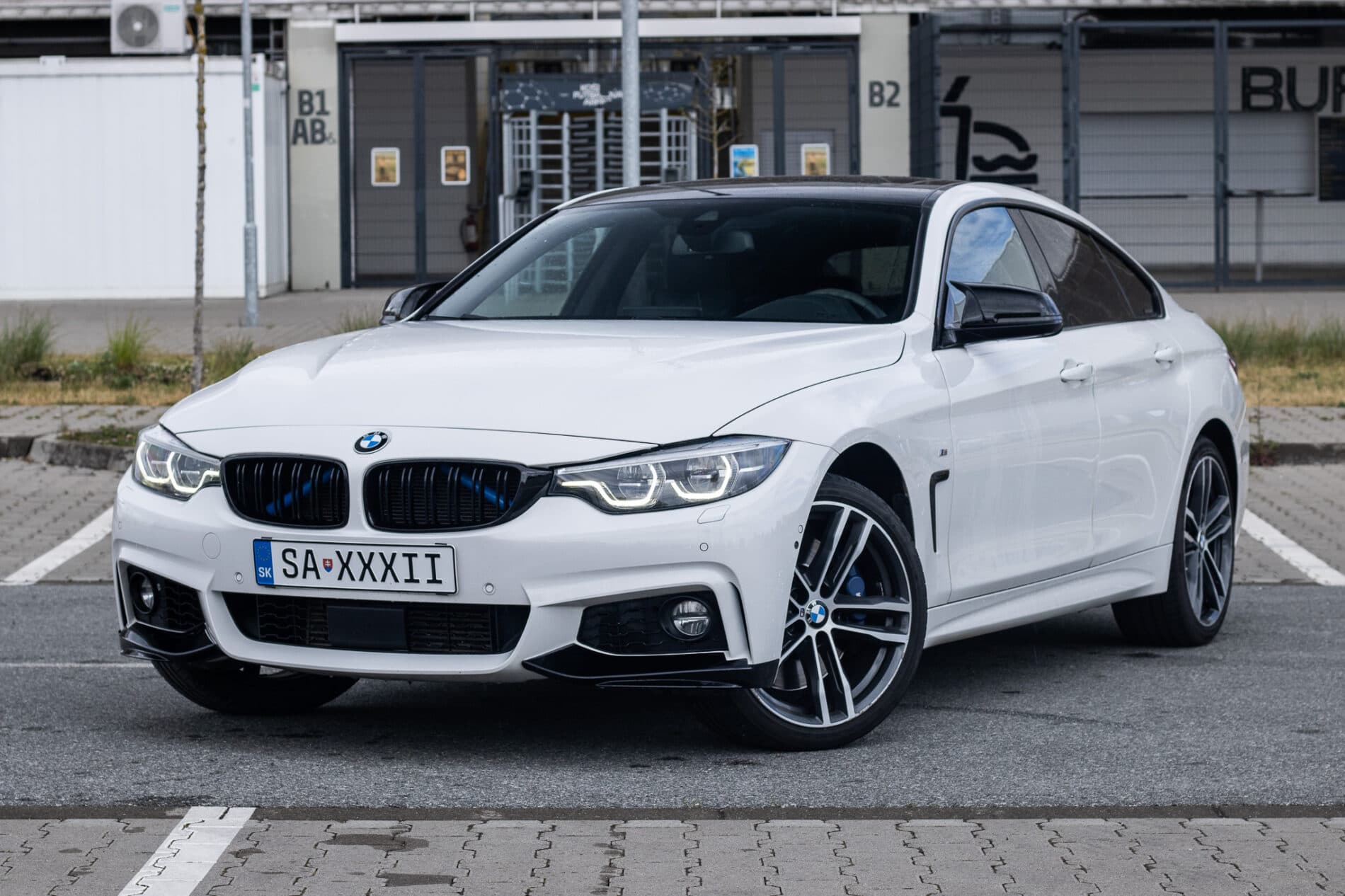 2017 BMW 435d, biela sedan, 160 247 km