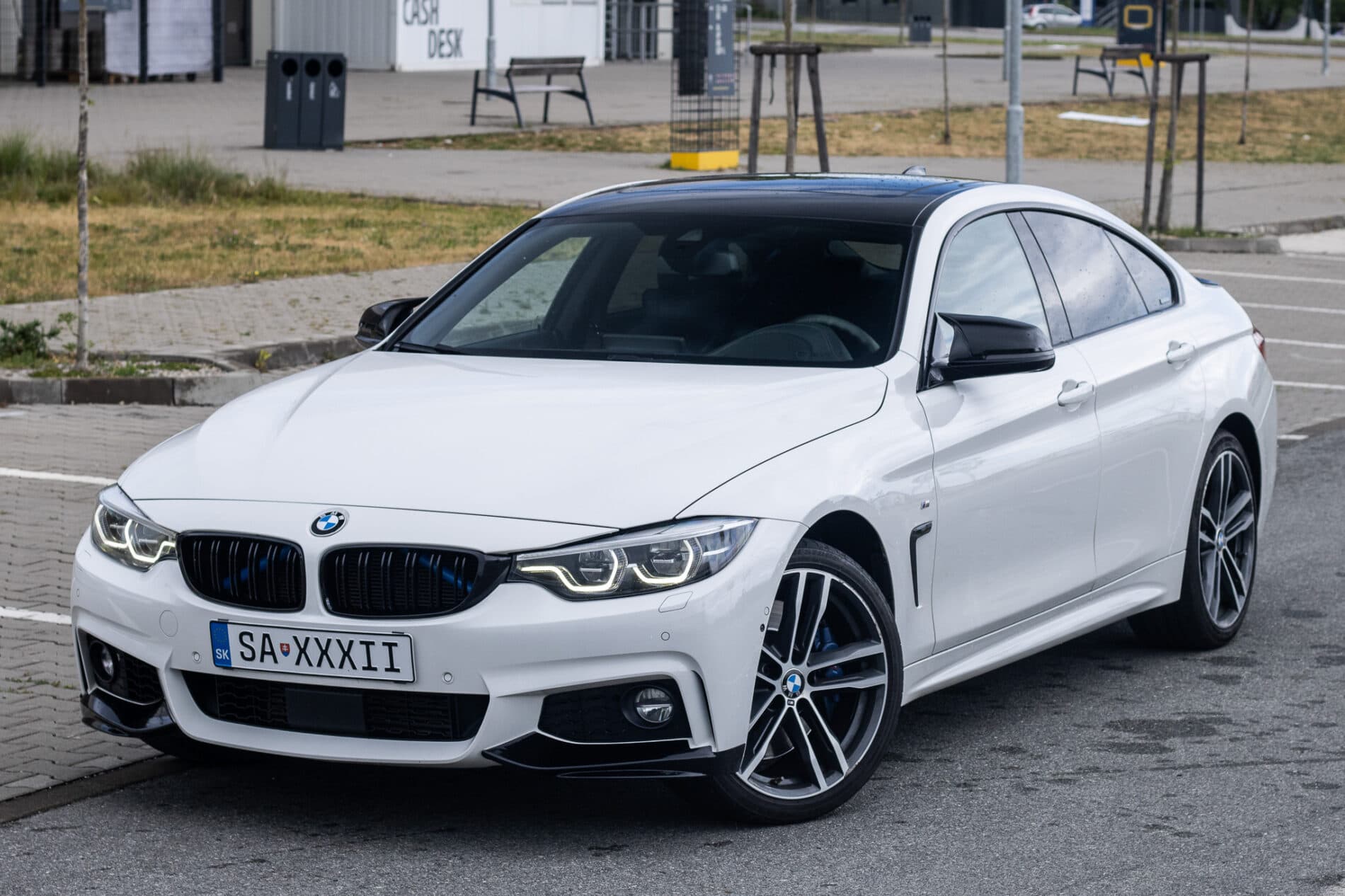 2017 BMW 435d, biela sedan, 160 247 km