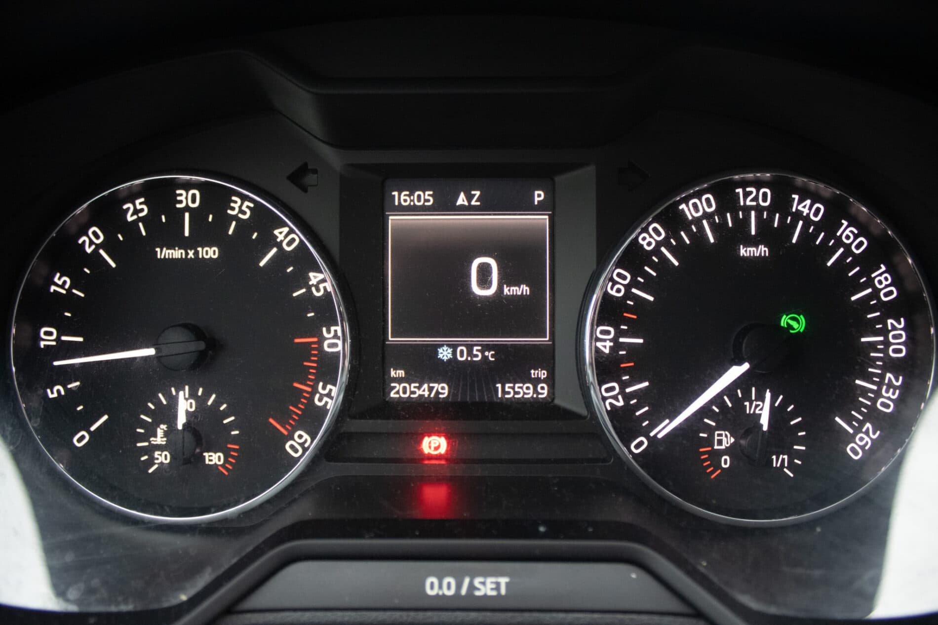 2015 Skoda Octavia RS, hnedá kombi, 205 479 km