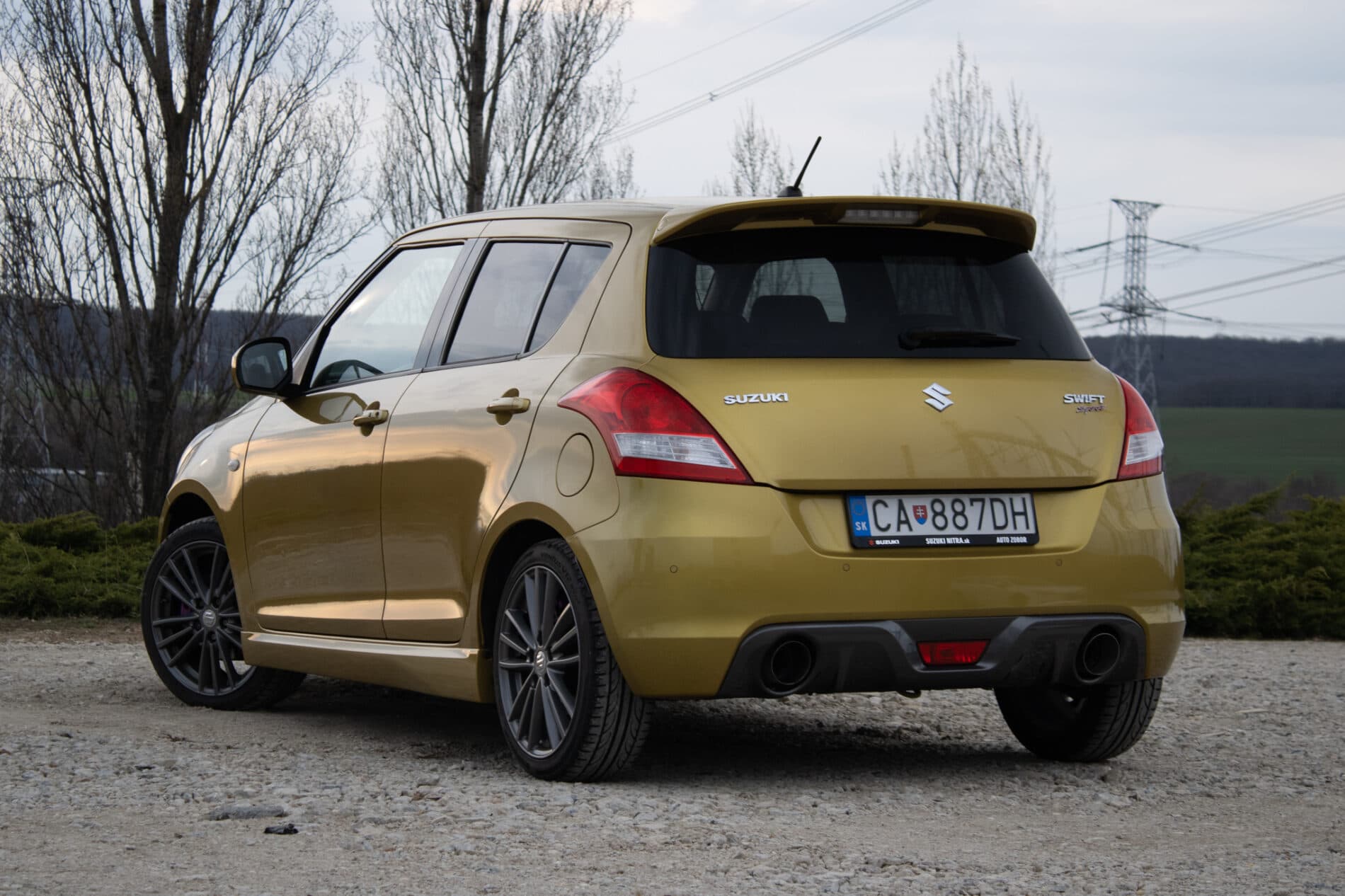 2015 Suzuki Swift Sport, žltá hatchback, 151 044 km