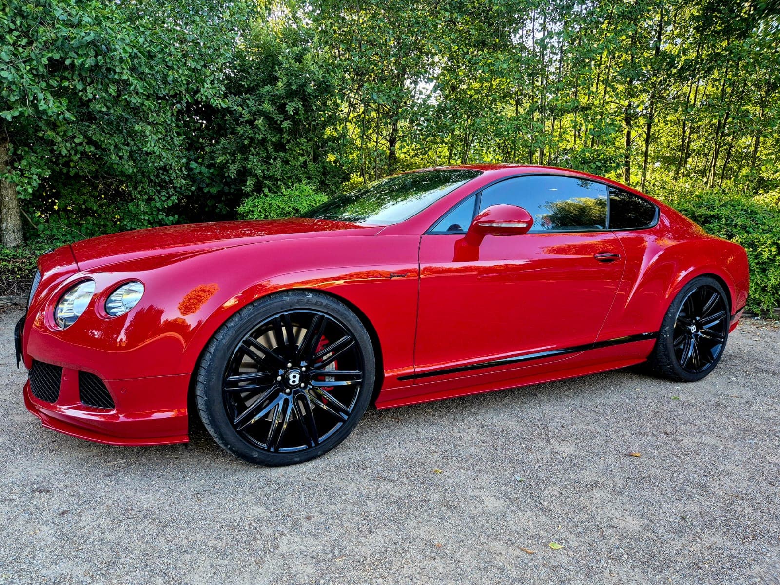 2015 Bentley Continental GT Speed Mulliner, červená kupé, 45 000 km