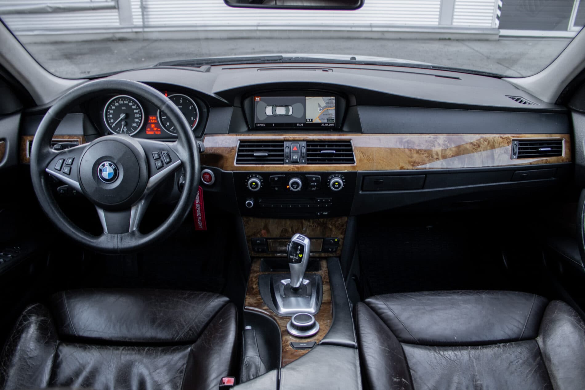 2008 BMW 535d, čierna sedan, 454 382 km
