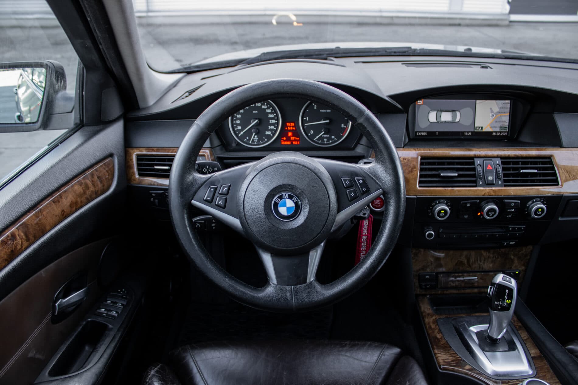 2008 BMW 535d, čierna sedan, 454 382 km