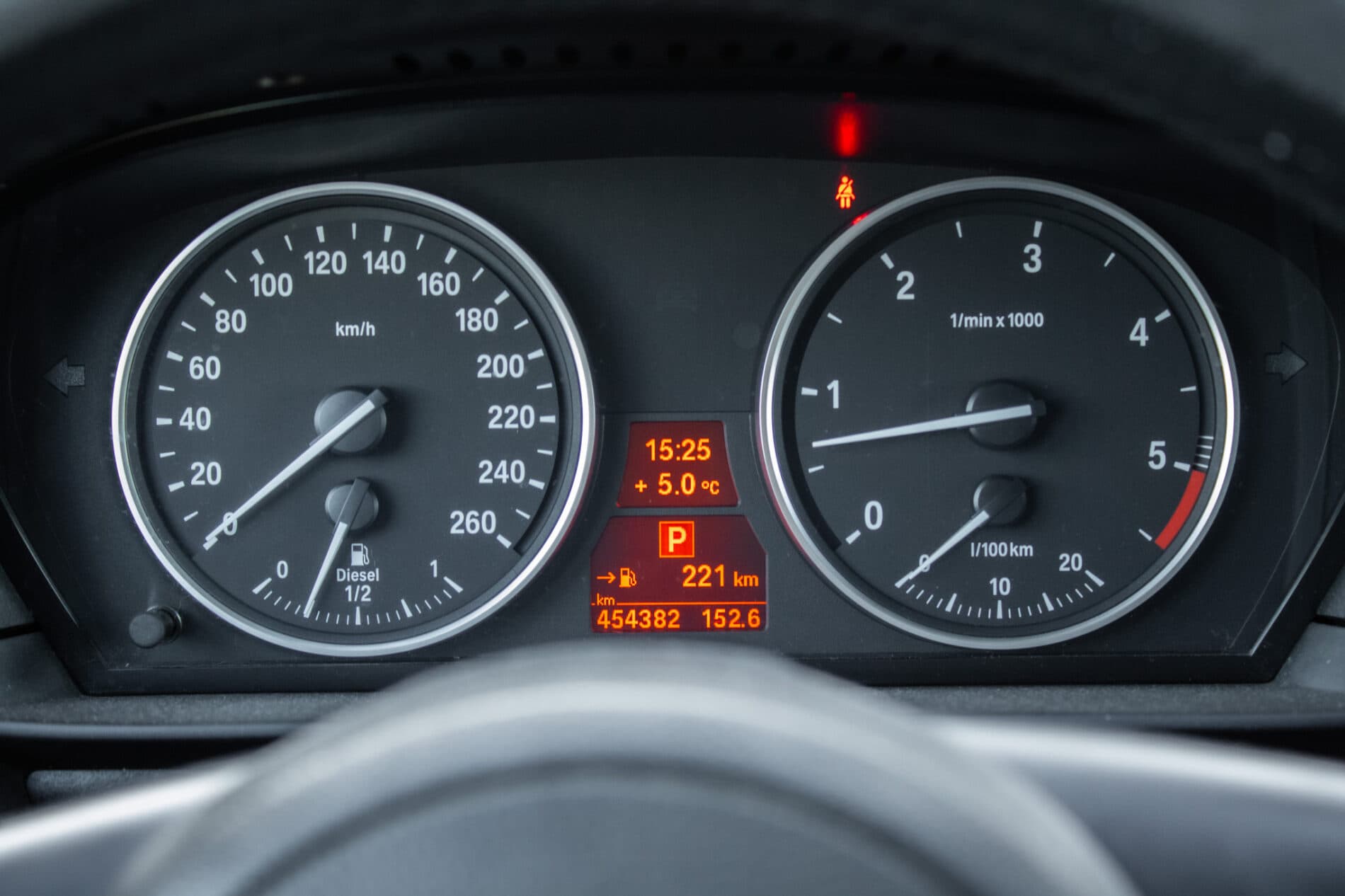 2008 BMW 535d, čierna sedan, 454 382 km