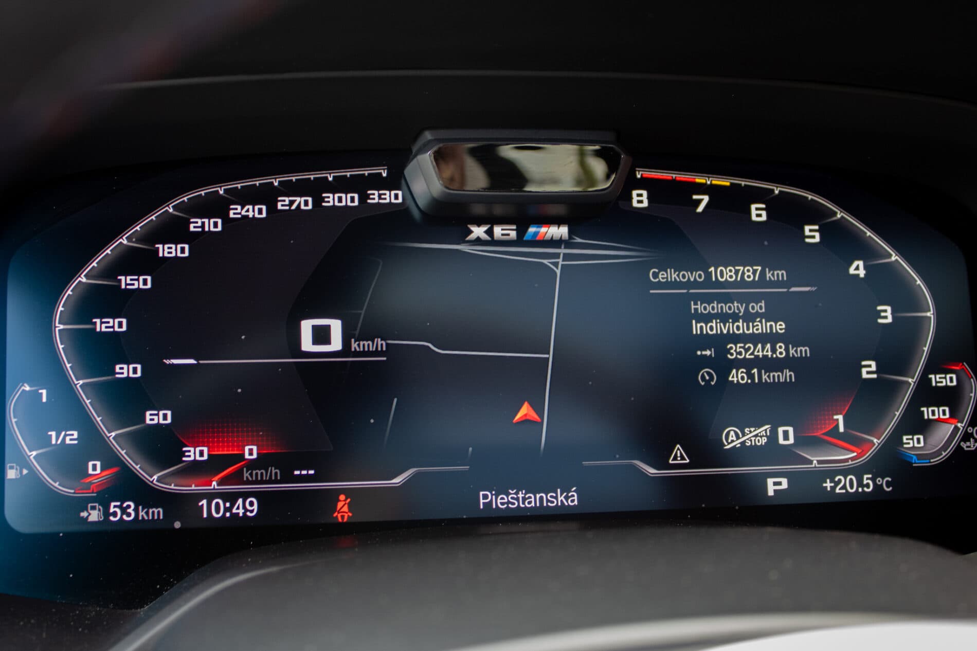 2020 BMW X6 M, čierna suv, 108 787 km