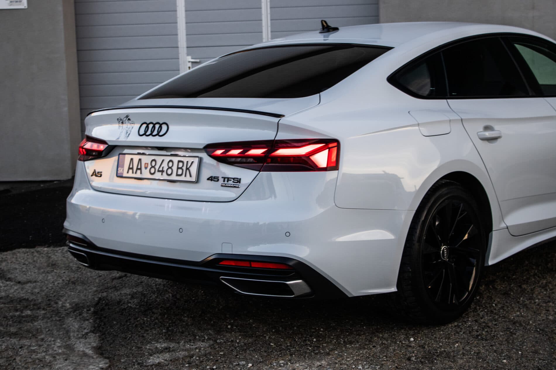 2022 AUDI A5, biela kupé, 61 249 km