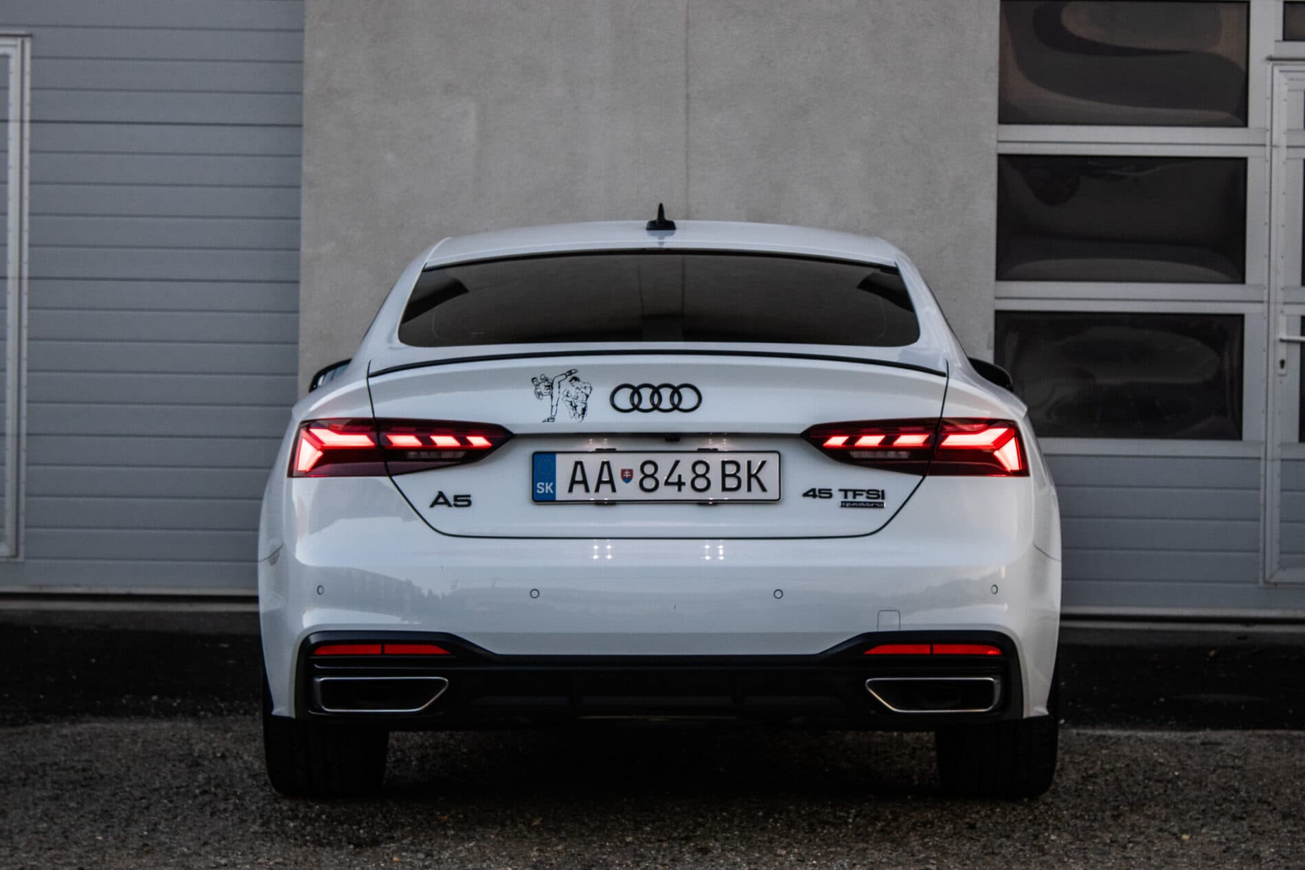 2022 AUDI A5, biela kupé, 61 249 km