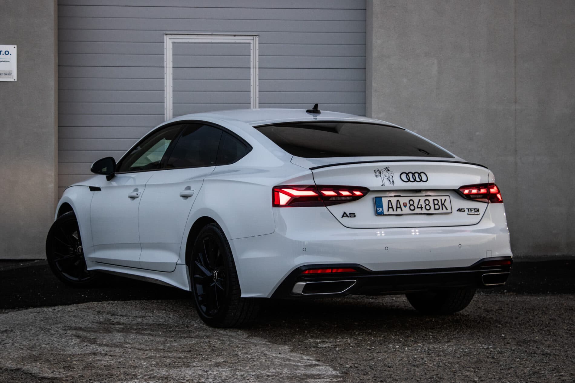 2022 AUDI A5, biela kupé, 61 249 km