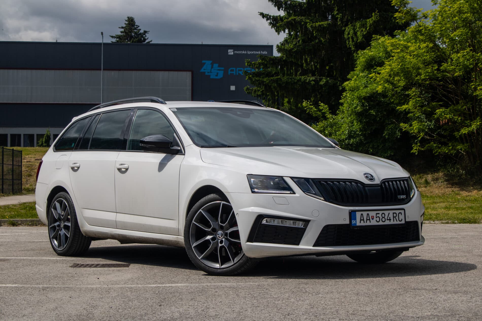 2017 Skoda Octavia RS, biela kombi, 170 659 km