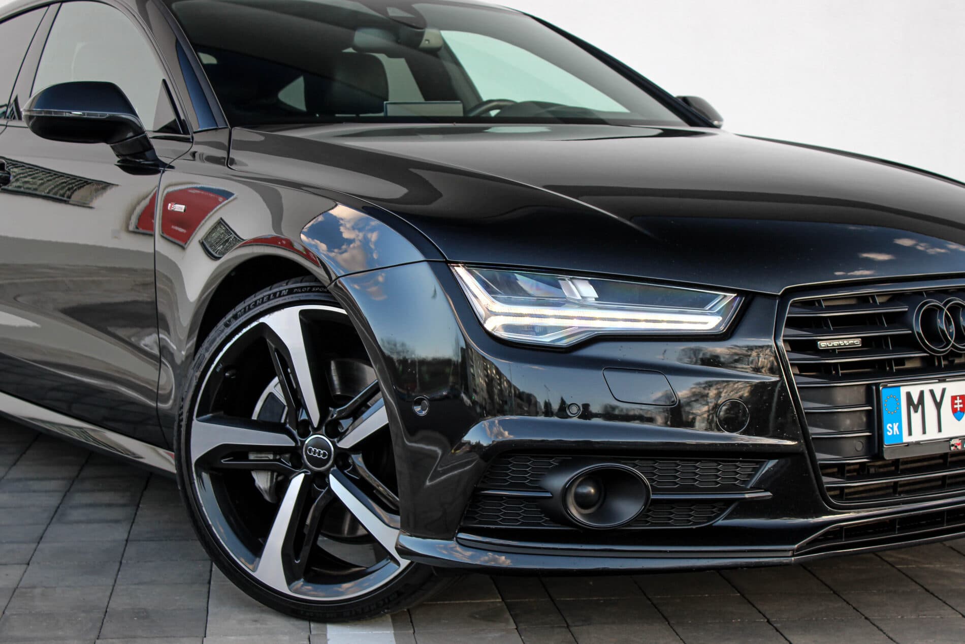 2014 AUDI A7, čierna kupé, 202 500 km