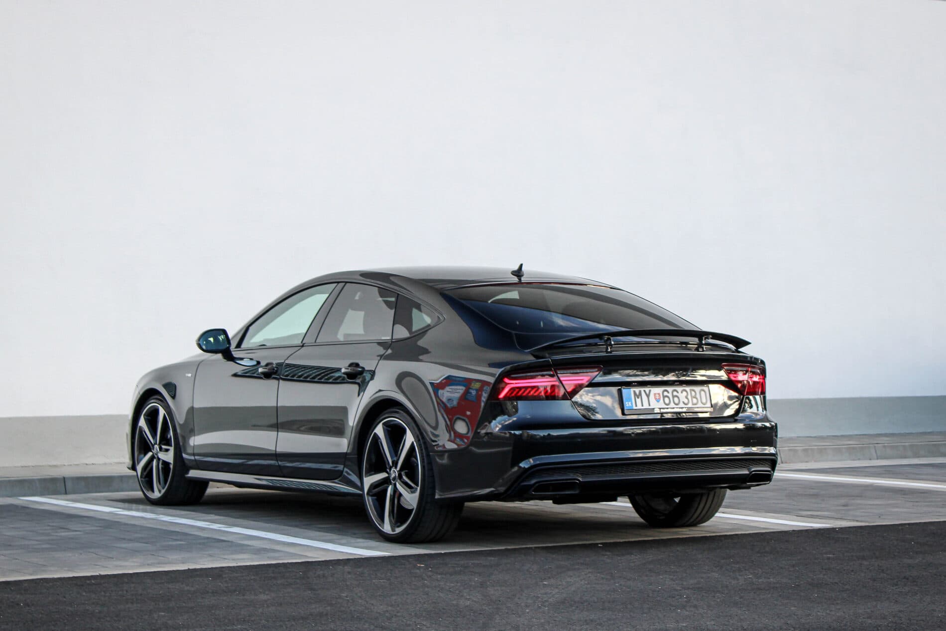 2014 AUDI A7, čierna kupé, 202 500 km
