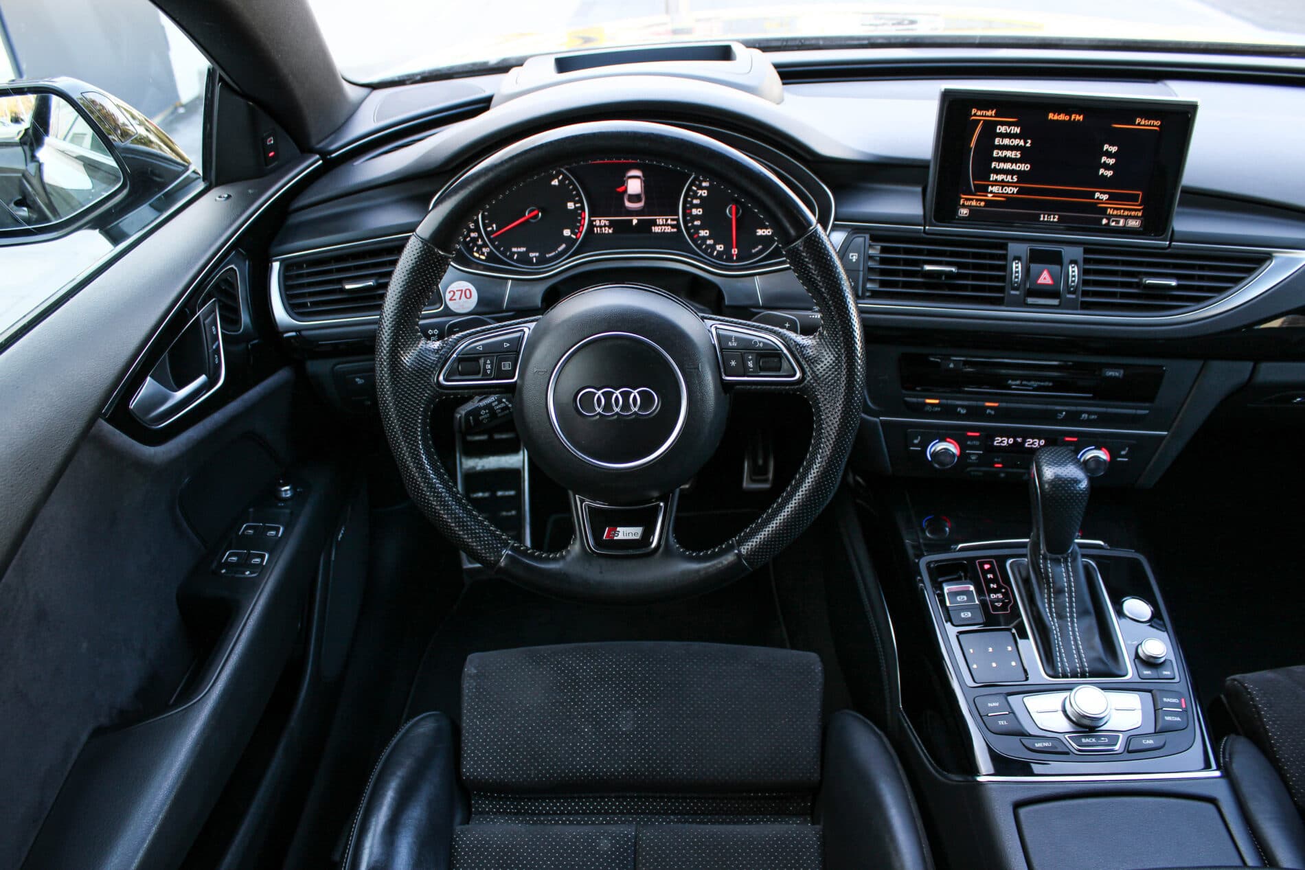 2014 AUDI A7, čierna kupé, 202 500 km