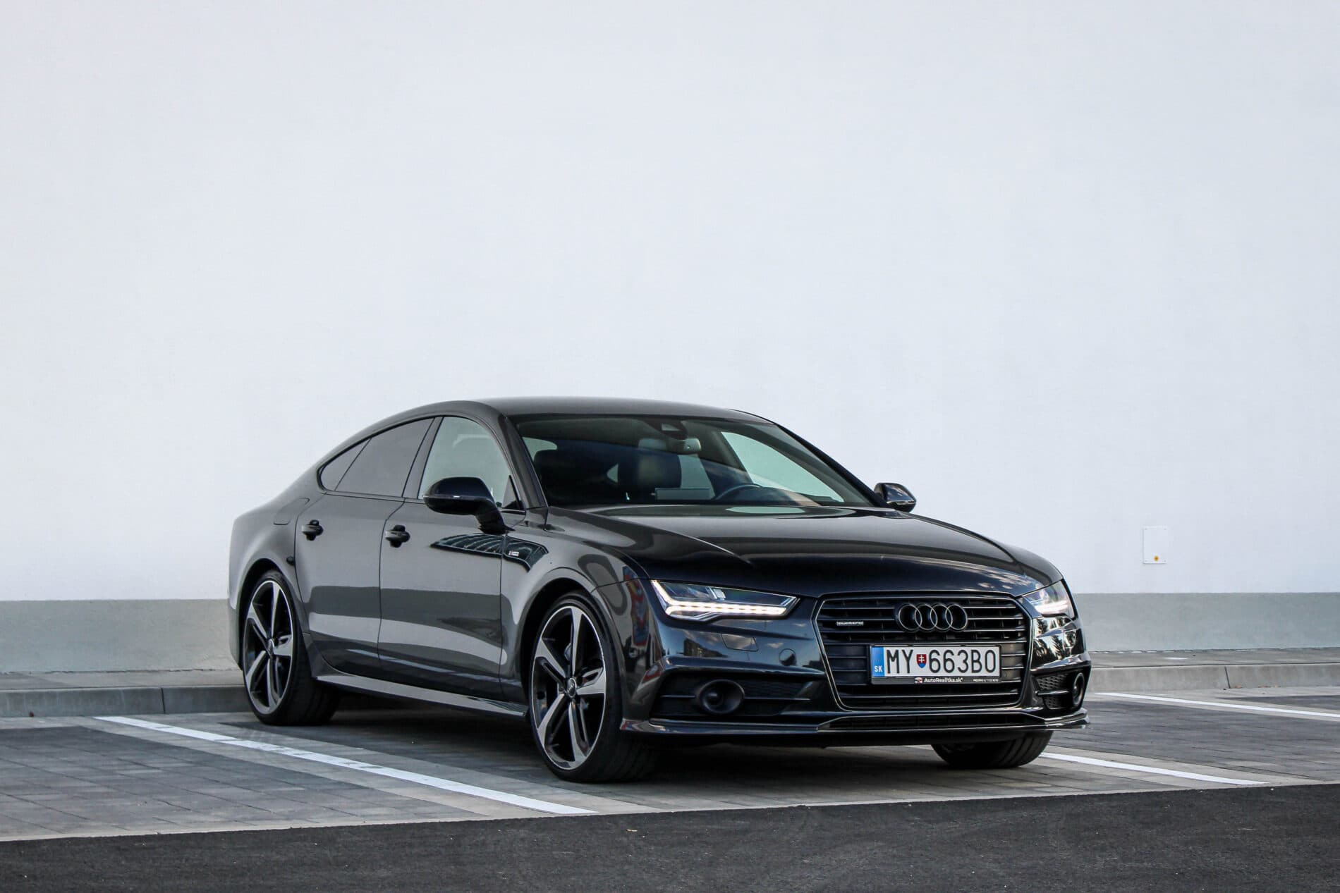 2014 AUDI A7, čierna kupé, 202 500 km