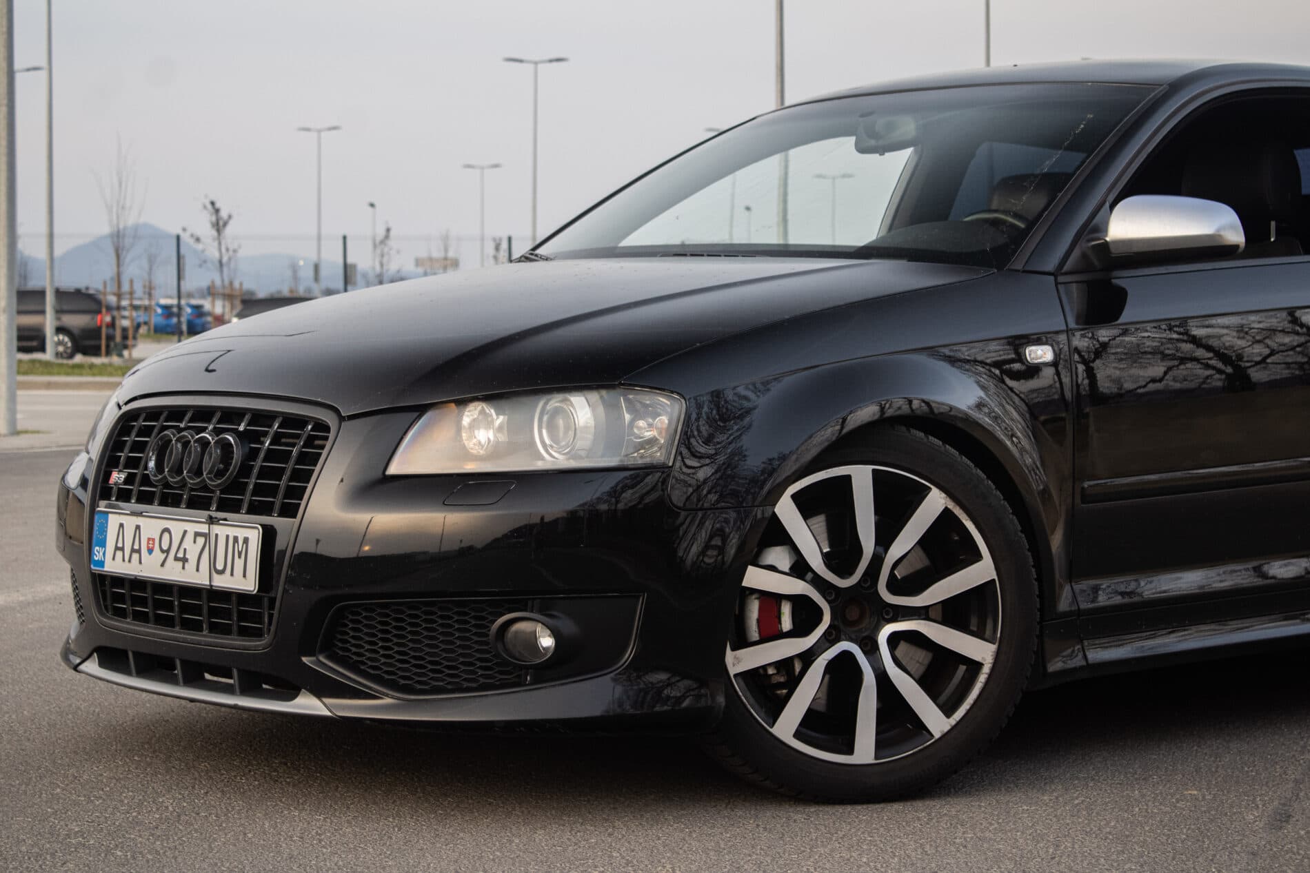 2007 AUDI S3, čierna hatchback, 216 735 km