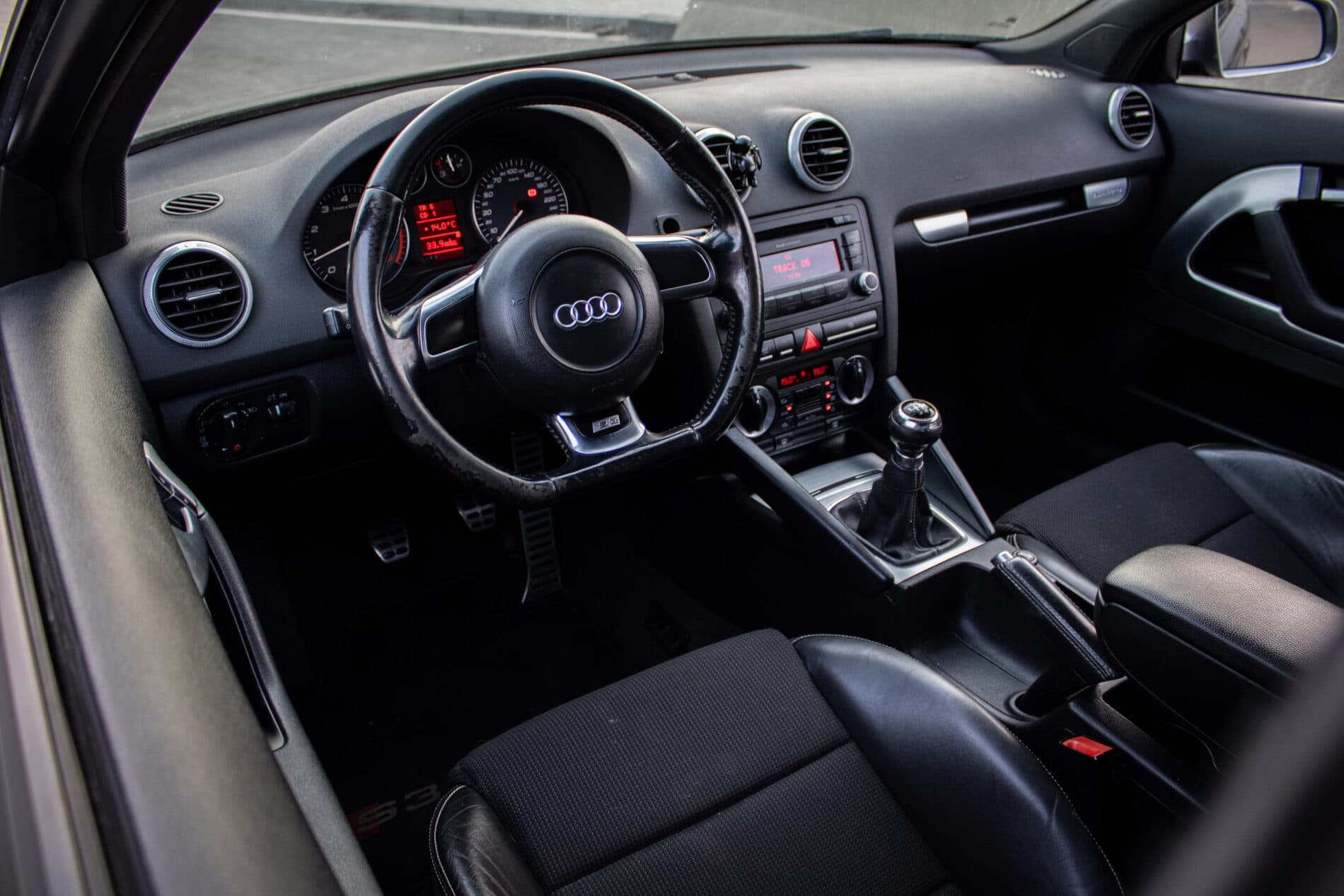 2007 AUDI S3, čierna hatchback, 216 735 km