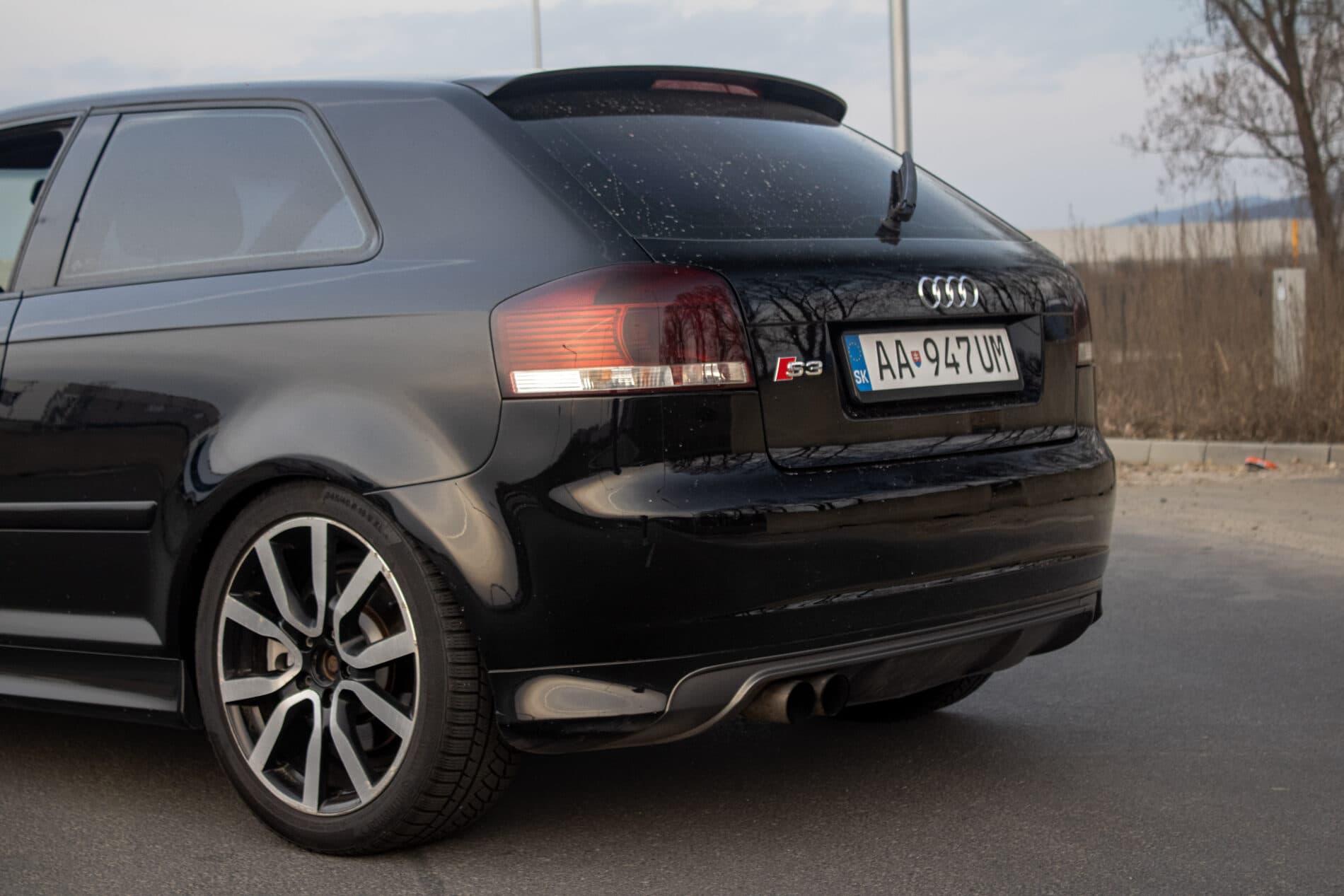 2007 AUDI S3, čierna hatchback, 216 735 km