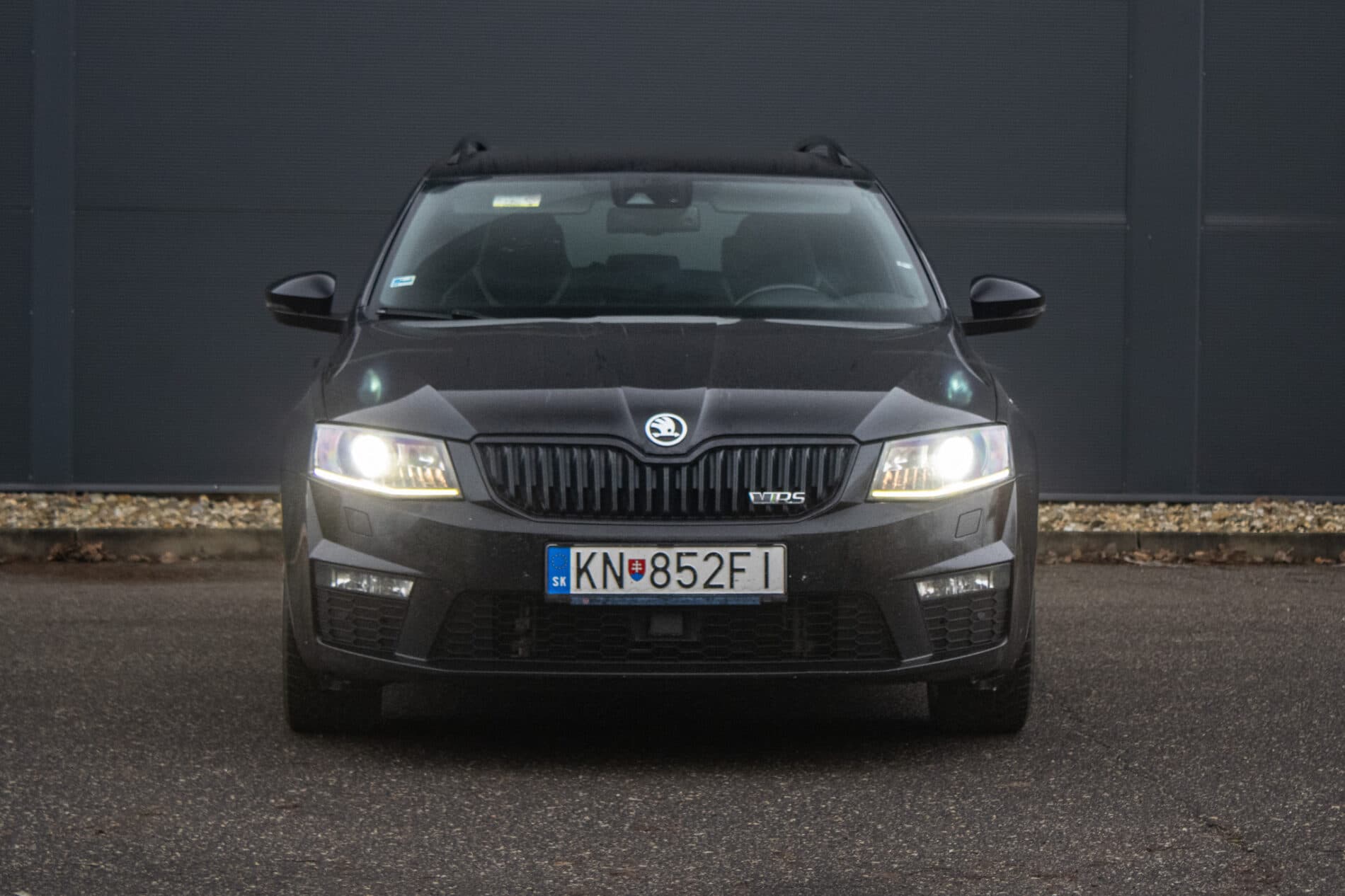2015 Skoda Octavia RS, čierna kombi, 312 500 km