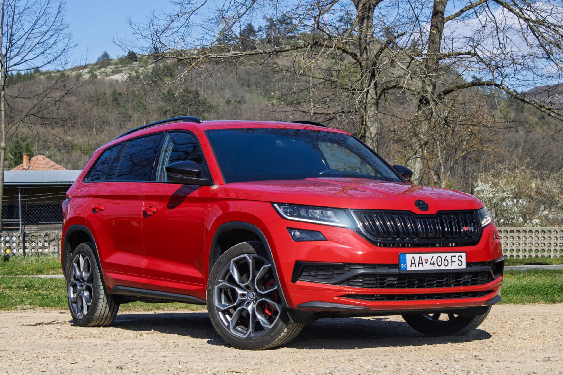 2019 Skoda Kodiaq RS, červená suv, 174 325 km