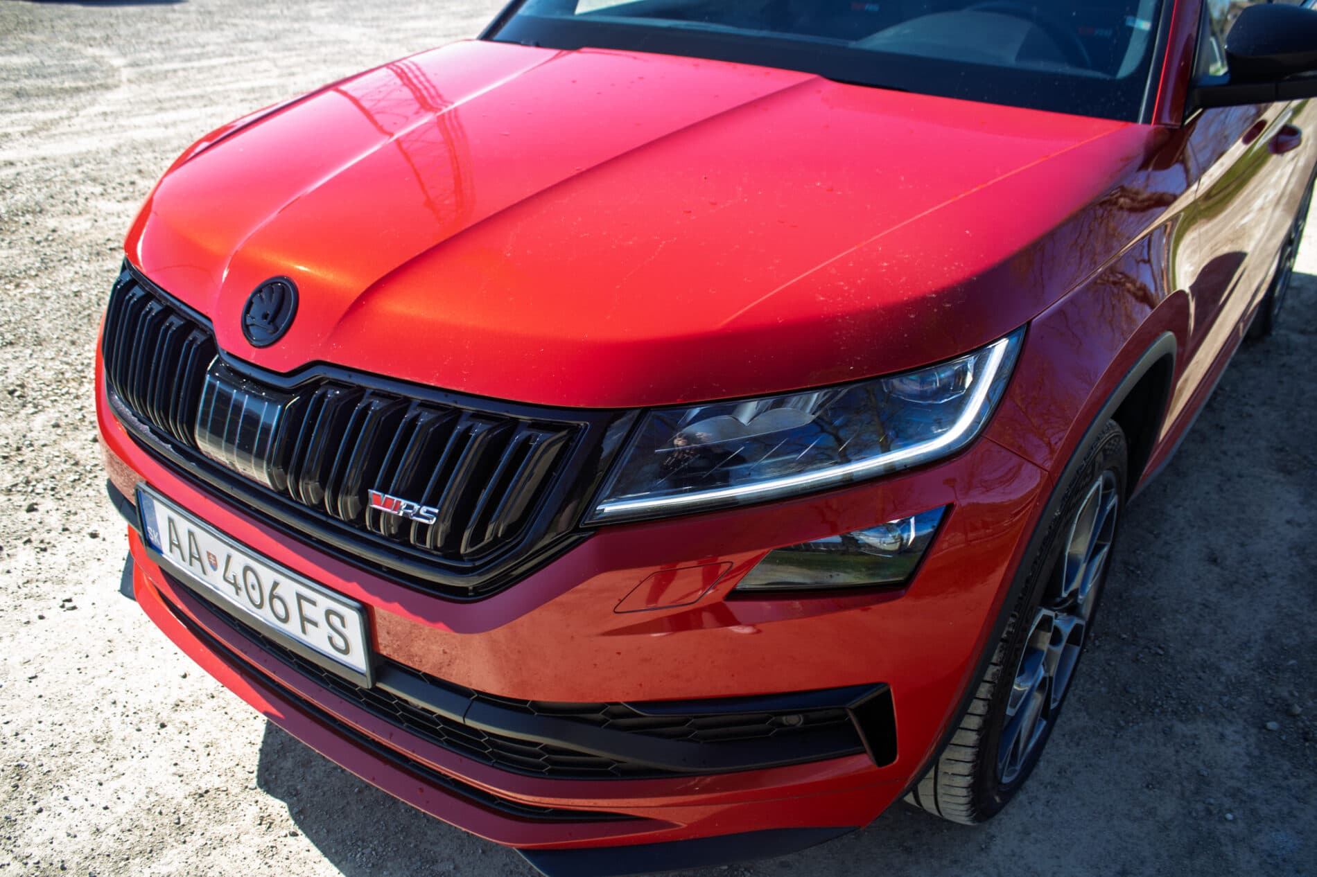 2019 Skoda Kodiaq RS, červená suv, 174 325 km