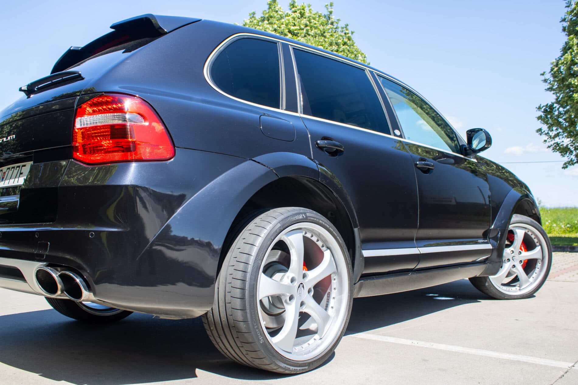 2008 Porsche Cayenne Turbo, čierna suv, 67 427 km