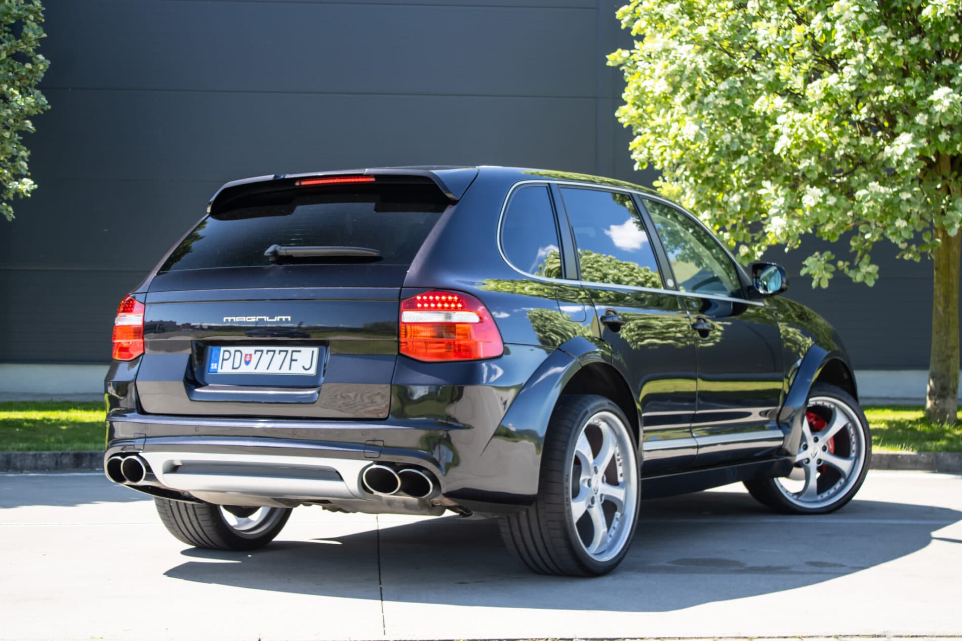 2008 Porsche Cayenne Turbo, čierna suv, 67 427 km