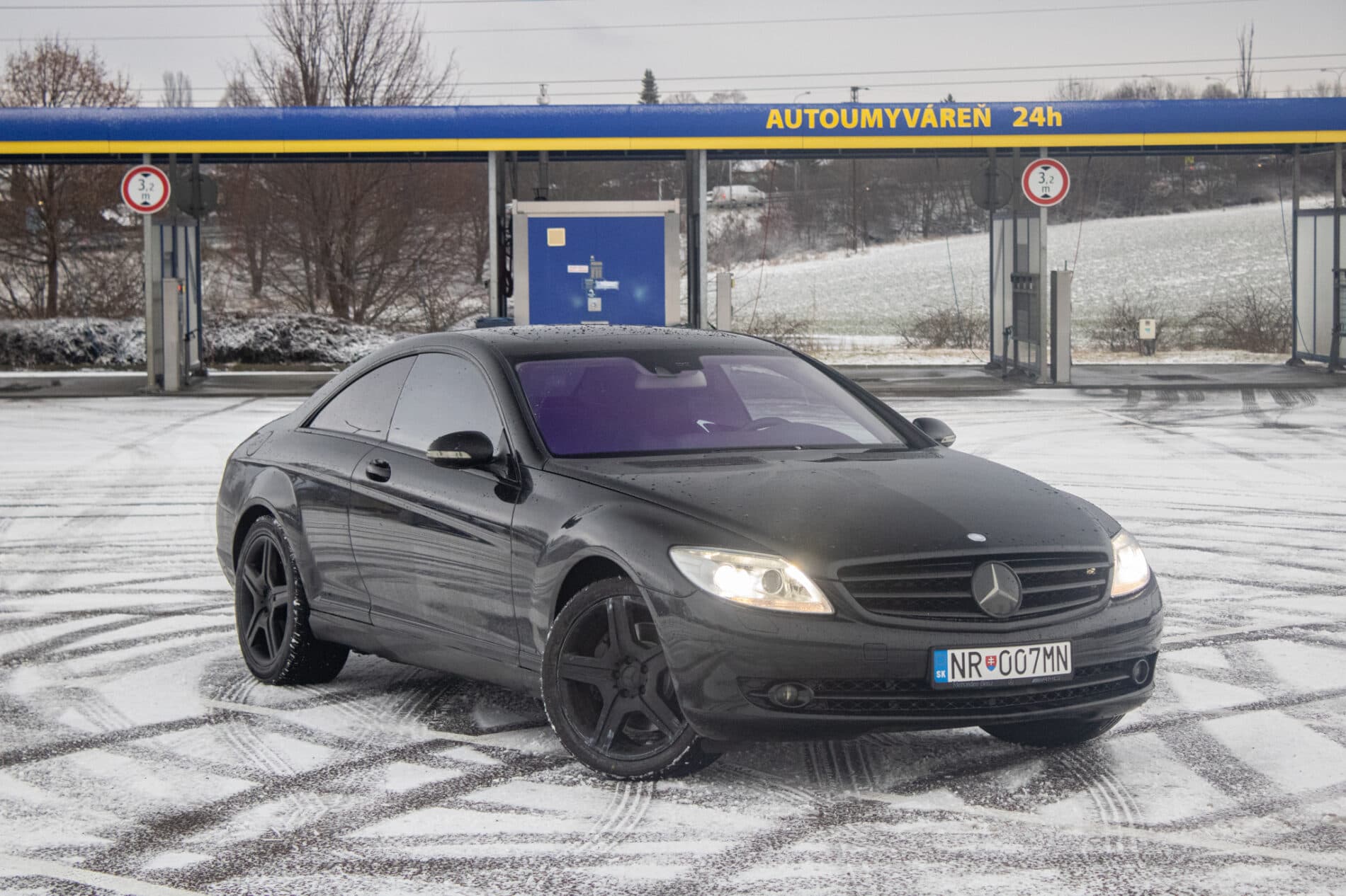 2008 Mercedes-Benz CL 500, čierna kupé, 198 186 km