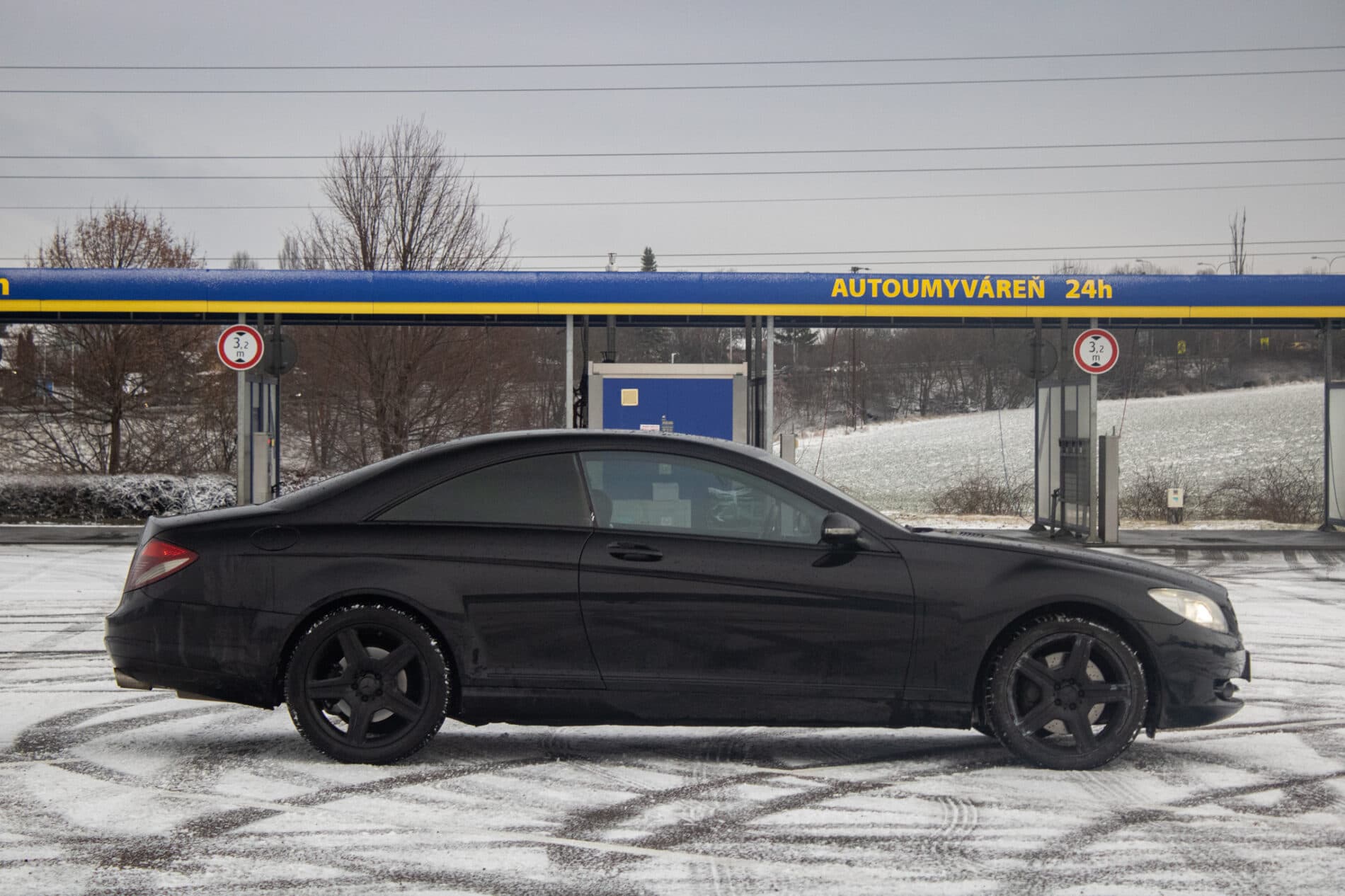 2008 Mercedes-Benz CL 500, čierna kupé, 198 186 km