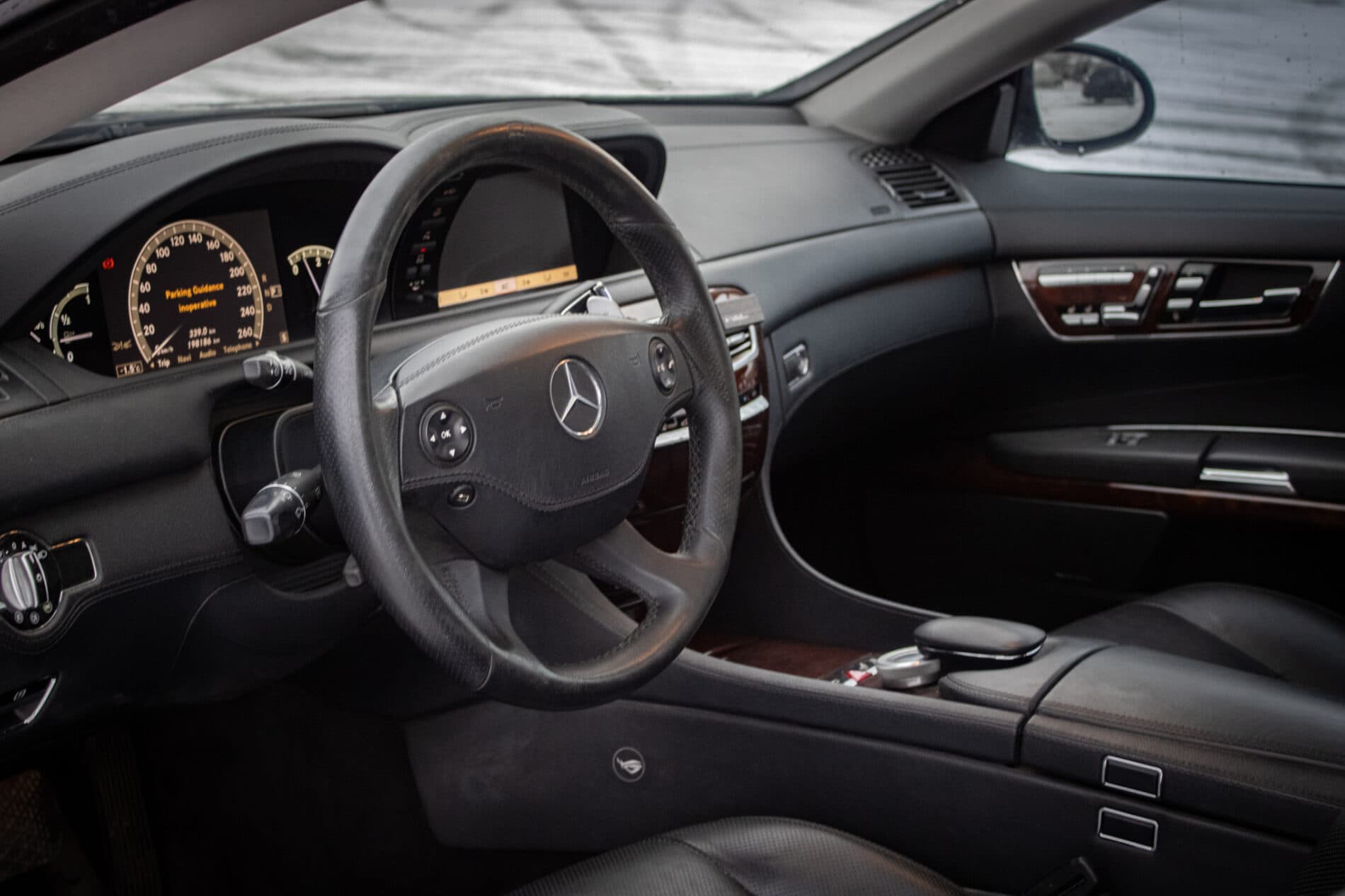 2008 Mercedes-Benz CL 500, čierna kupé, 198 186 km