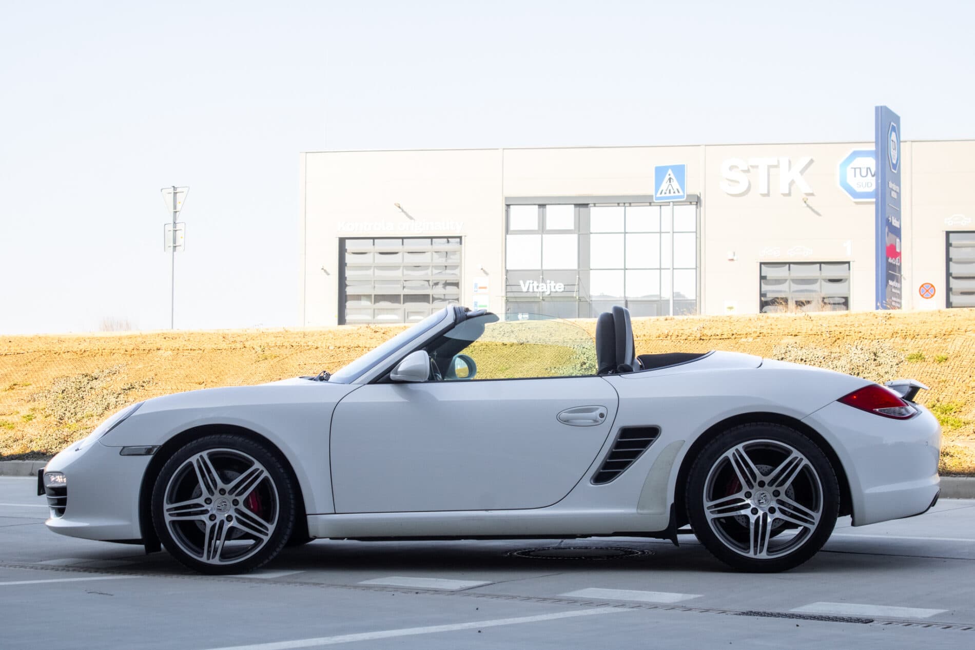 2010 Porsche Boxster S, biela kabriolet, 57 649 km