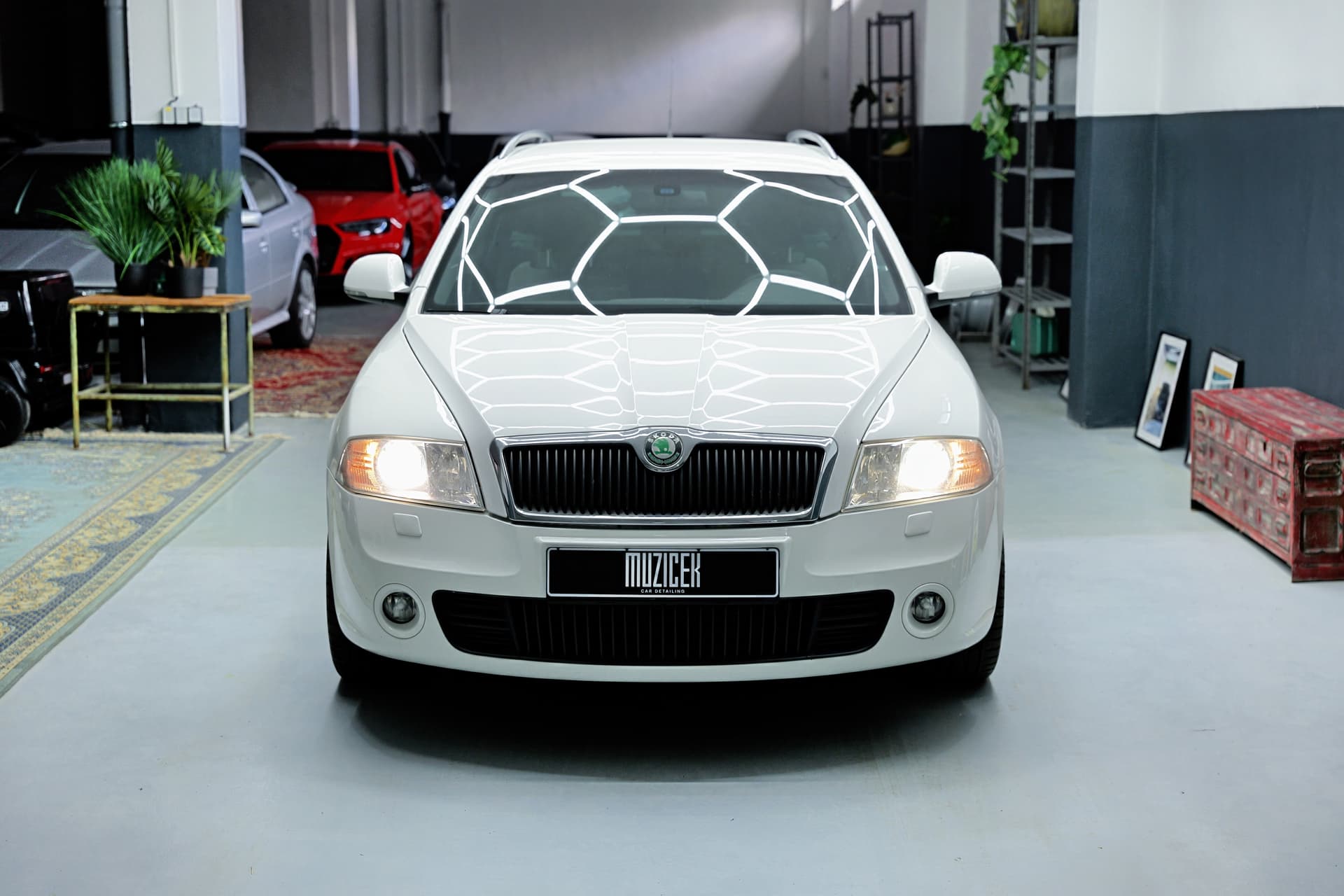 2009 Skoda Octavia RS mk2 combi, biela kombi, 129 910 km