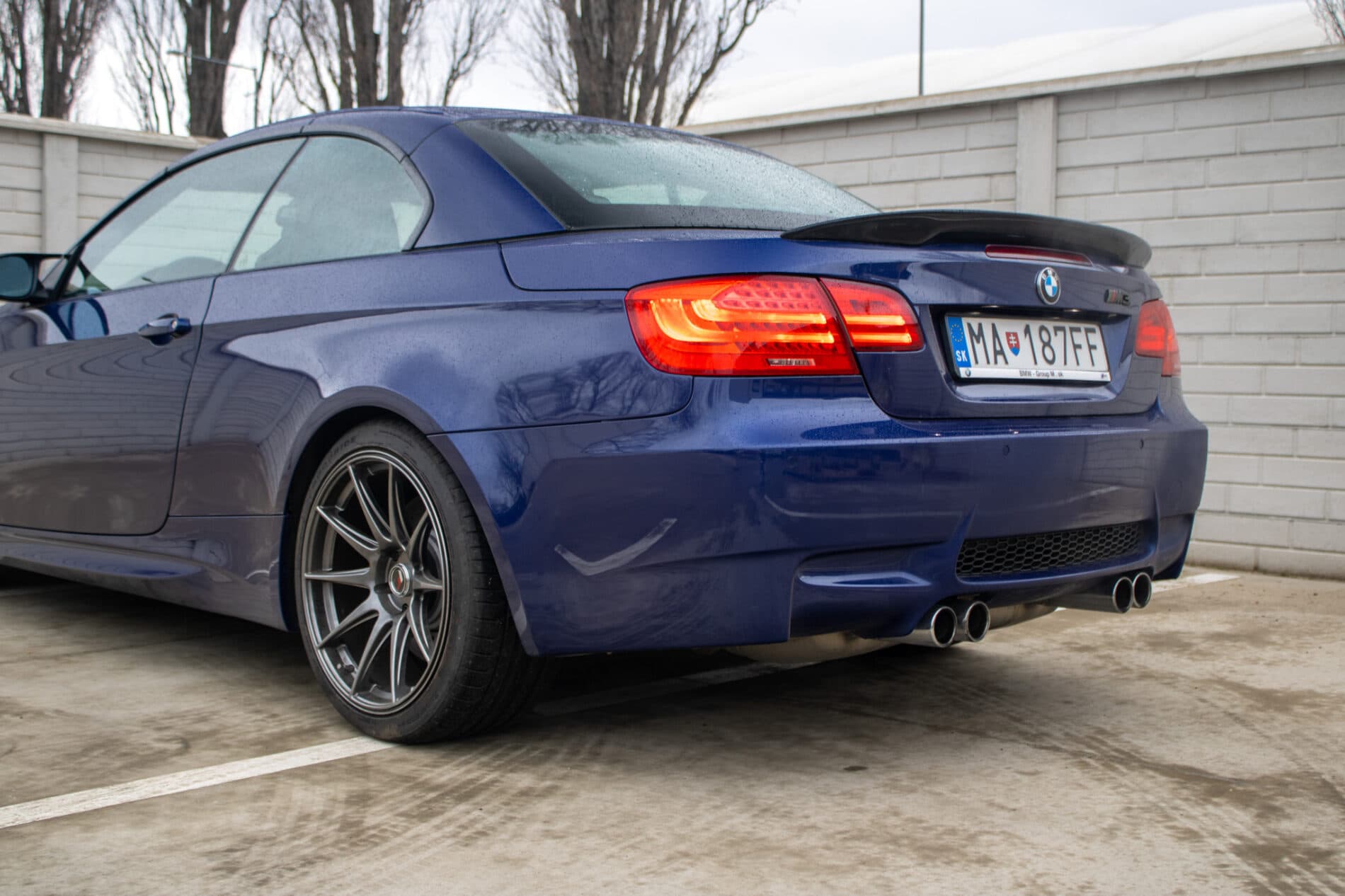 2010 BMW M3, modrá kupé, 152 846 km