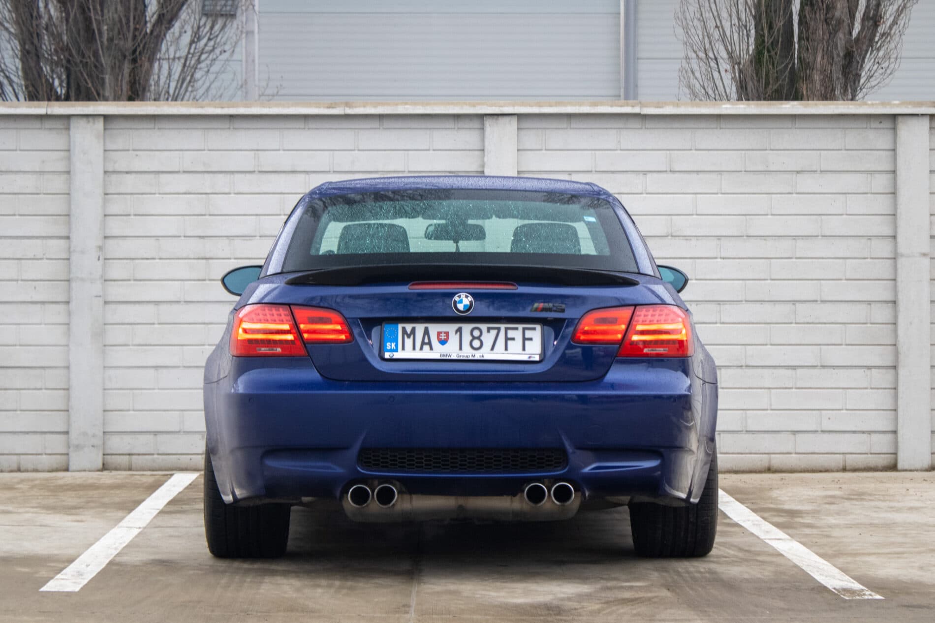 2010 BMW M3, modrá kupé, 152 846 km