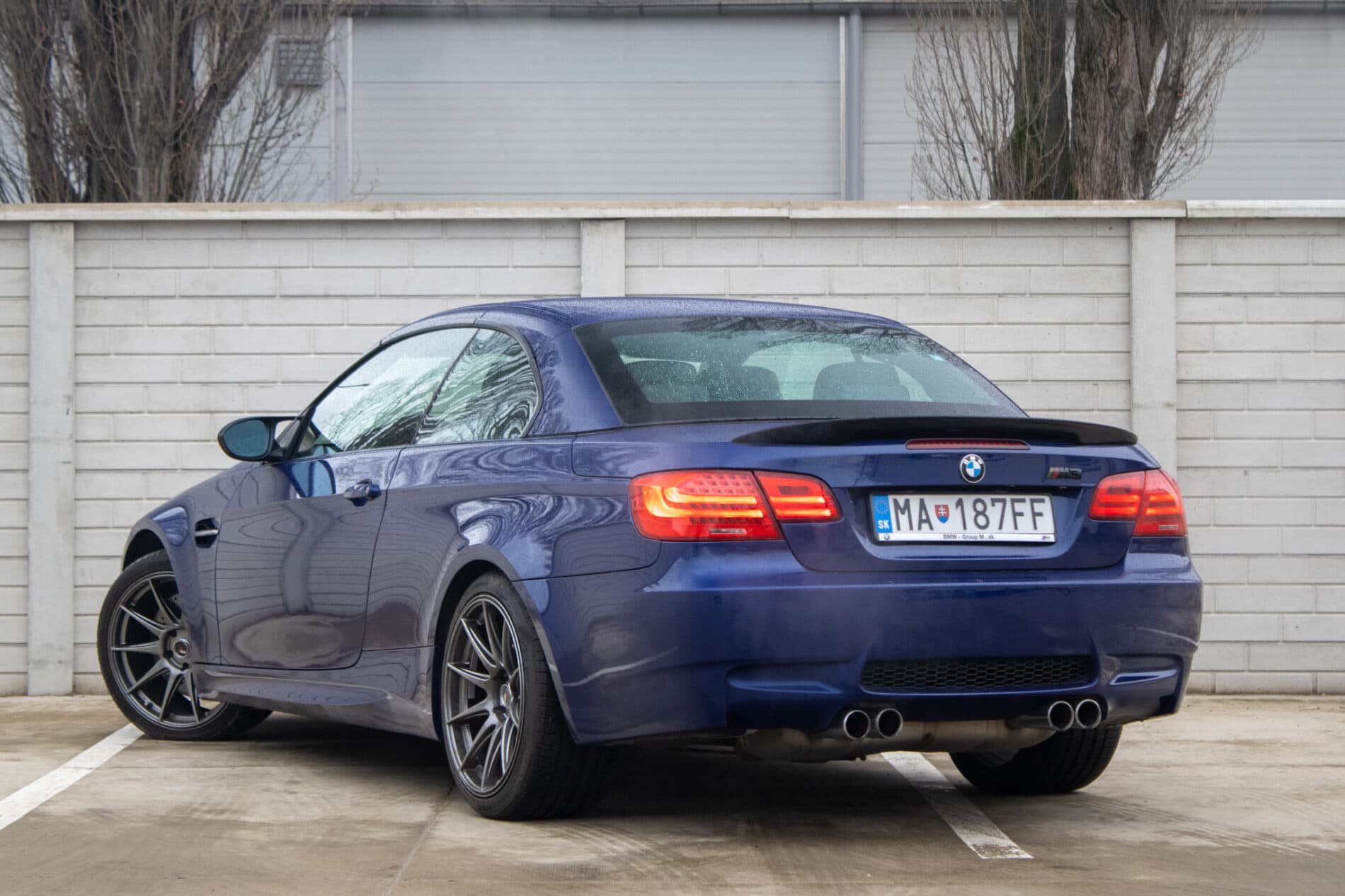 2010 BMW M3, modrá kupé, 152 846 km