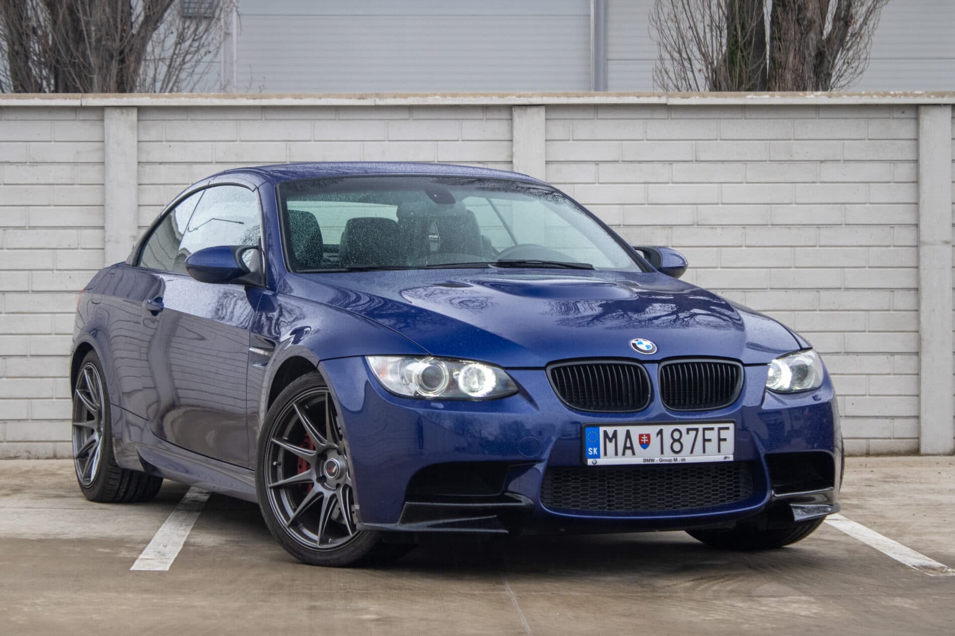 2010 BMW M3, modrá kupé, 152 846 km