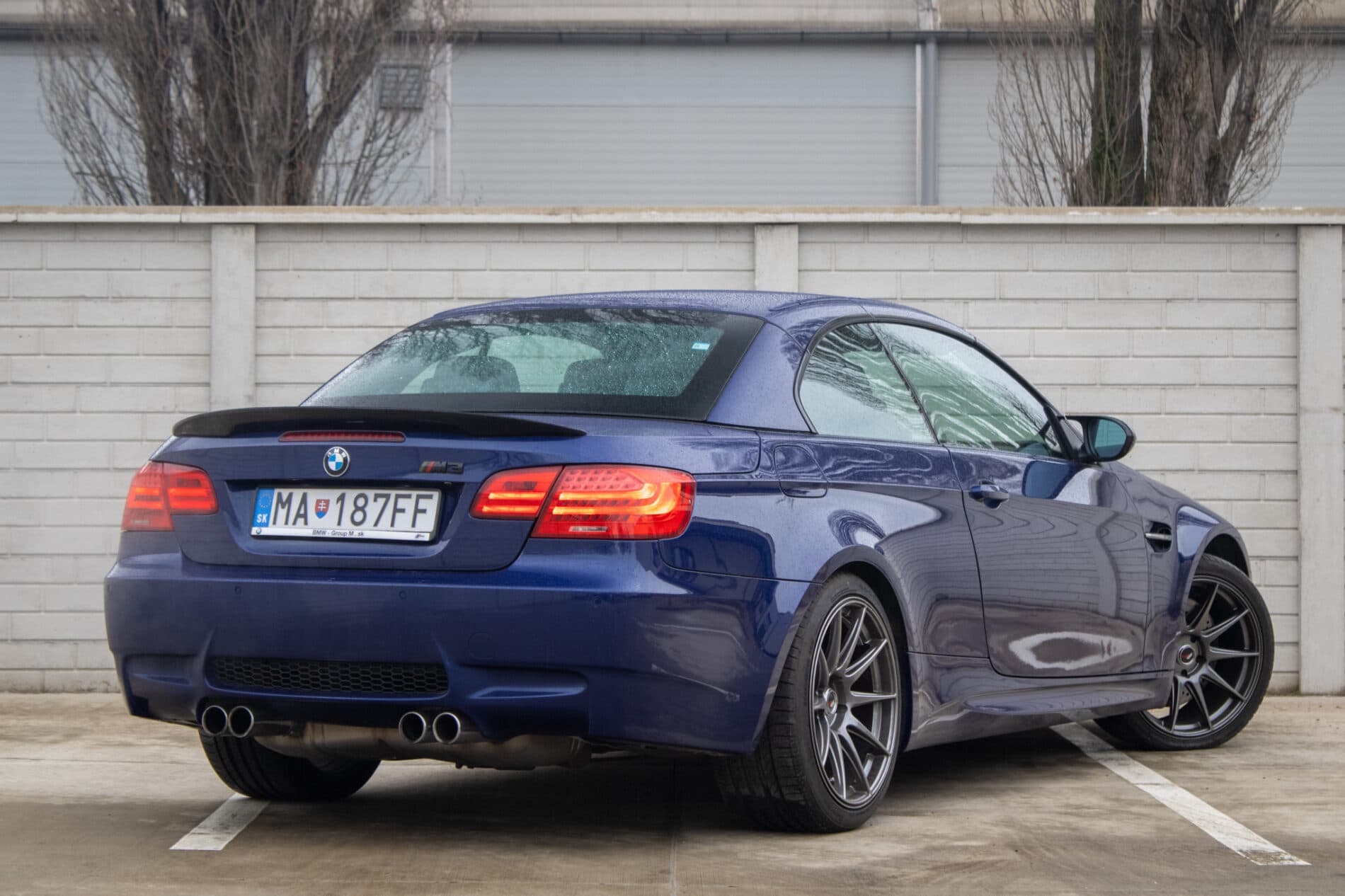 2010 BMW M3, modrá kupé, 152 846 km